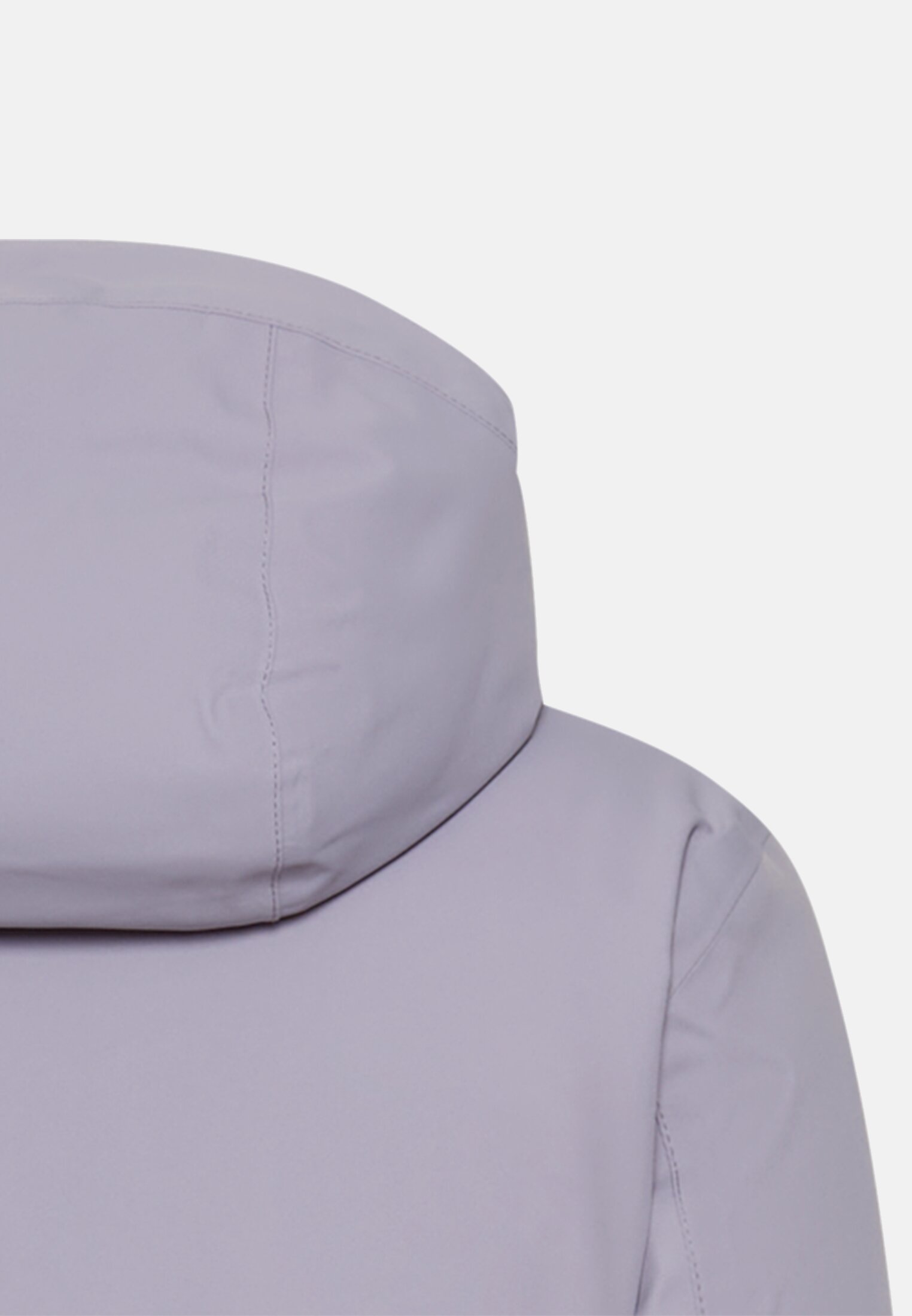 Damen Funktionsparka mit reflektierenden Details Lila hinten nah