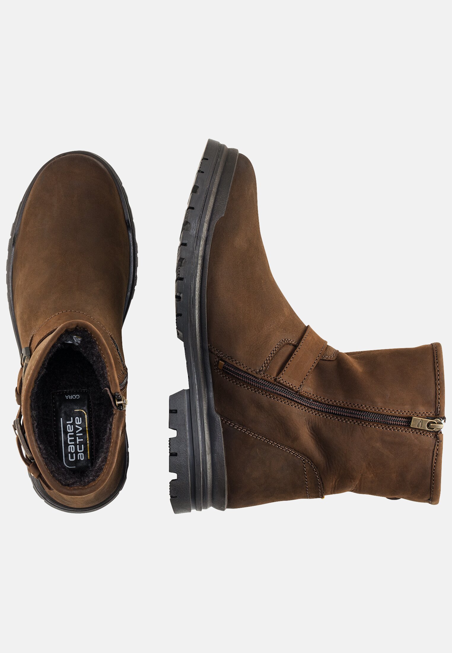 MI_CACR101-0350-320_1G-00 Men Boot made of genuine cowhide Brown frontal top