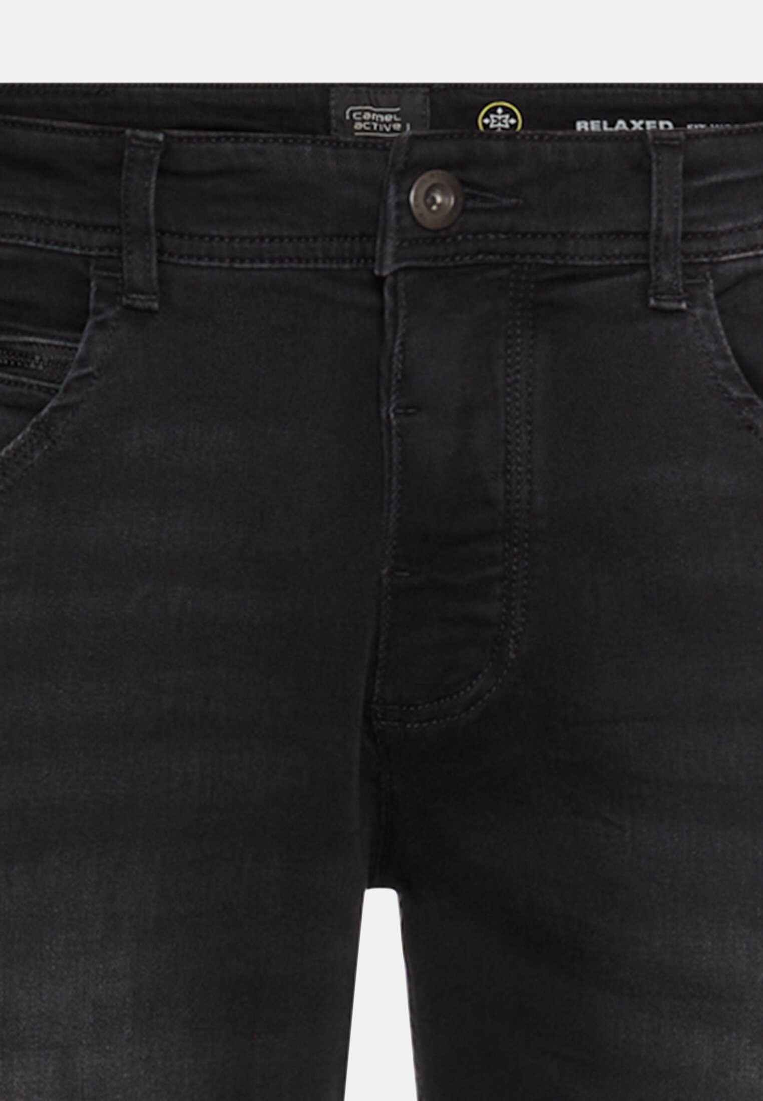 Men fleXXXactive® Jeans Relaxed Fit Graphite gray front close