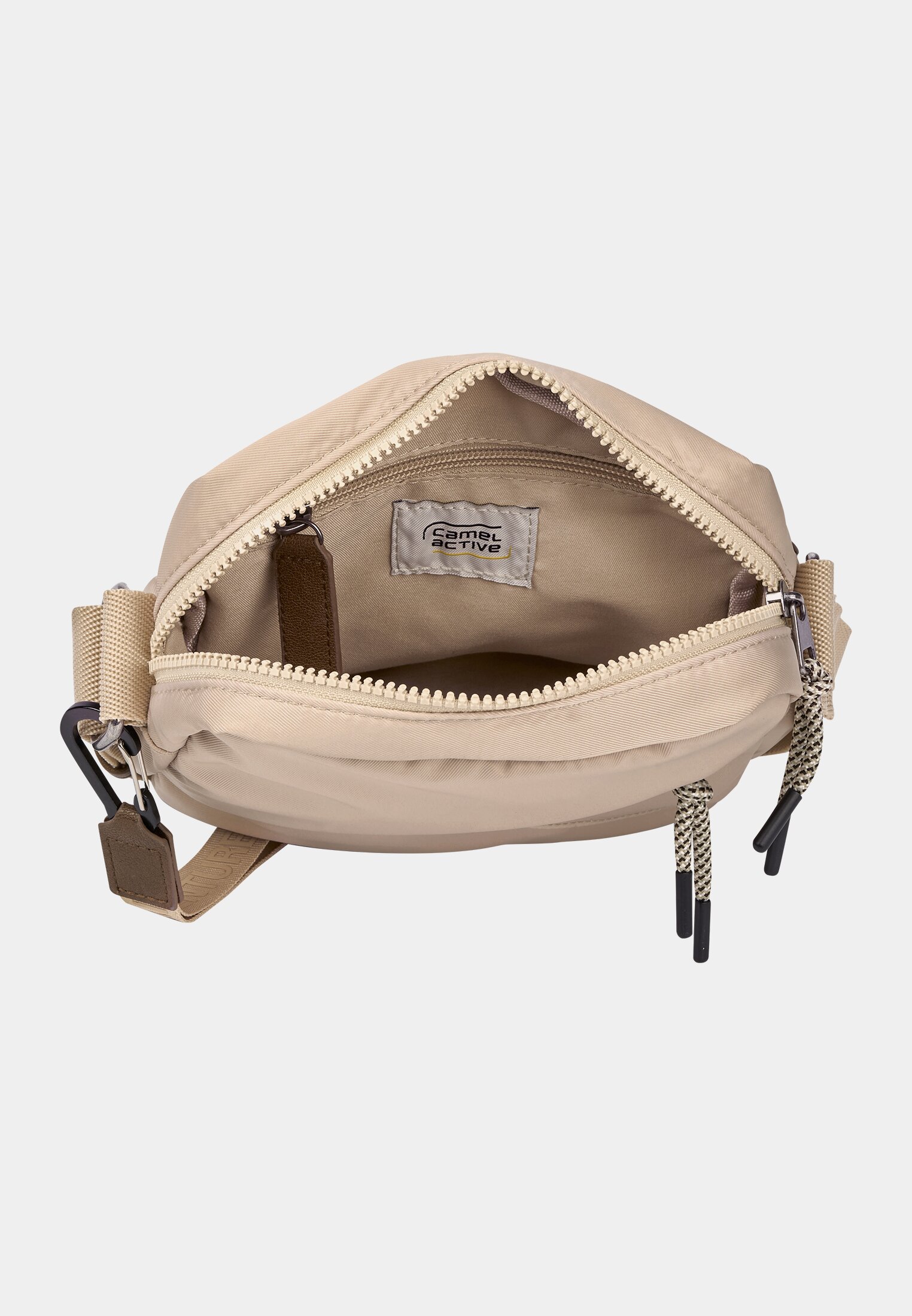 Vrouwen AURUM heuptasje met verstelbare riem Beige front dichtbij