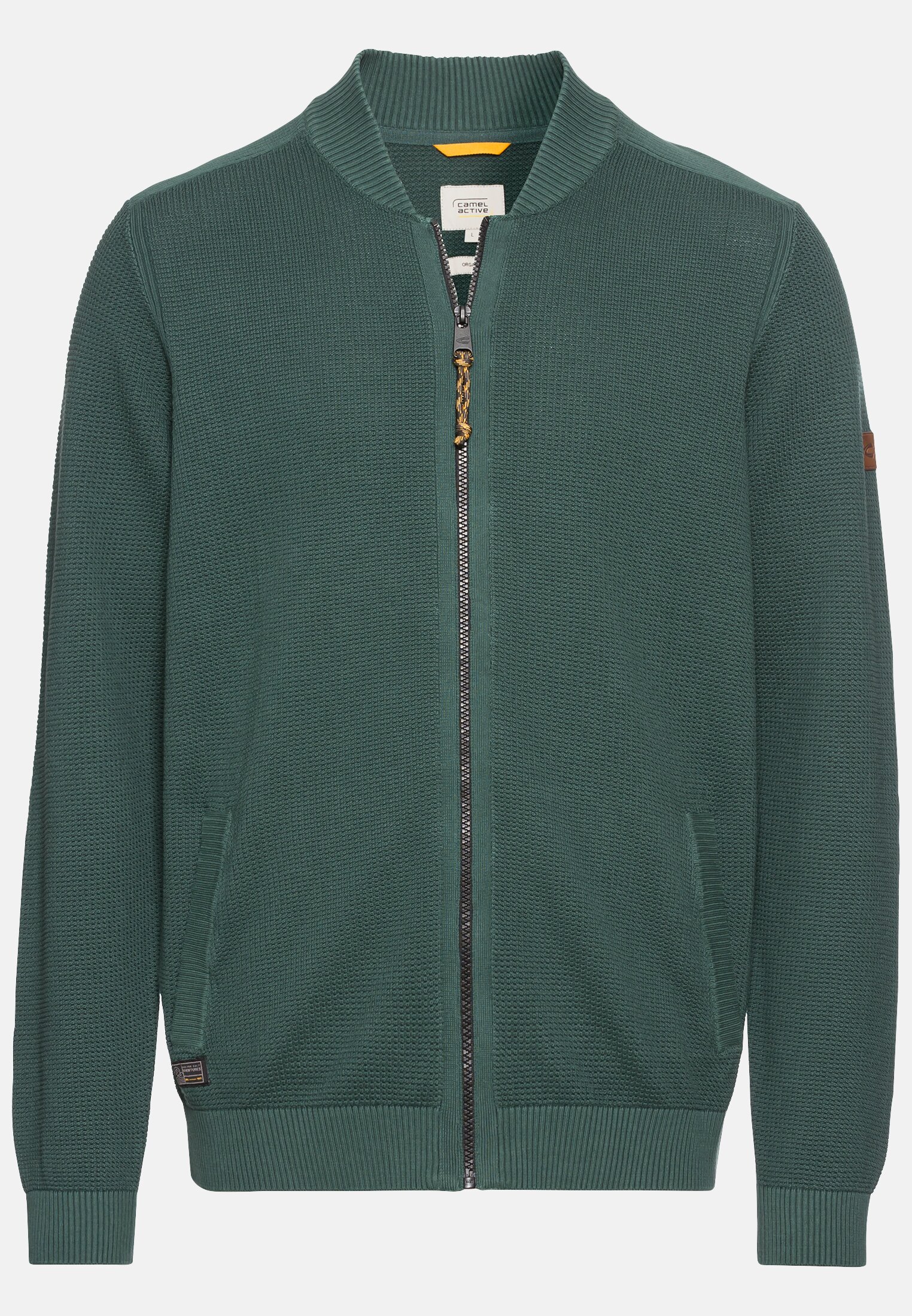 Strickjacke für Herren in Dunkelgrün | M | camel active