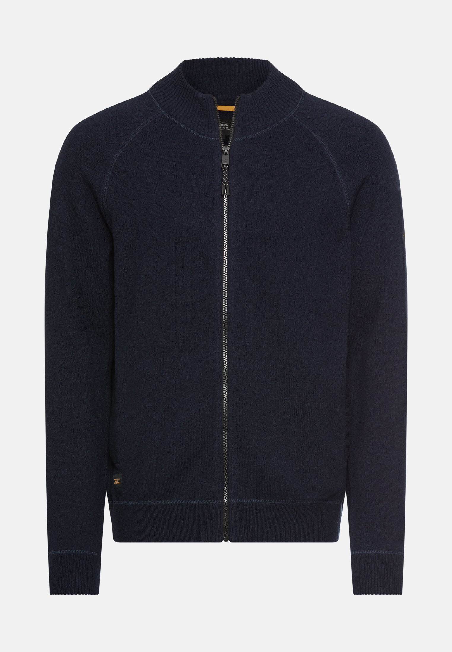 Heren Vest met ritssluiting Donkerblauw frontaal voor