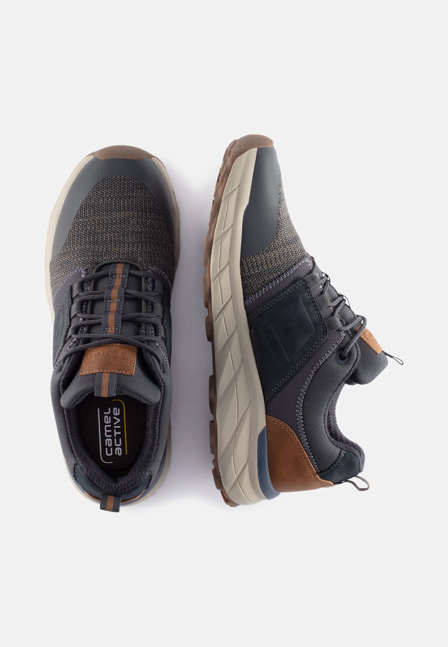 MI_54CCA04-0657-663_1G-00 Men Sneakers made from a material mix Dark Blue frontal top
