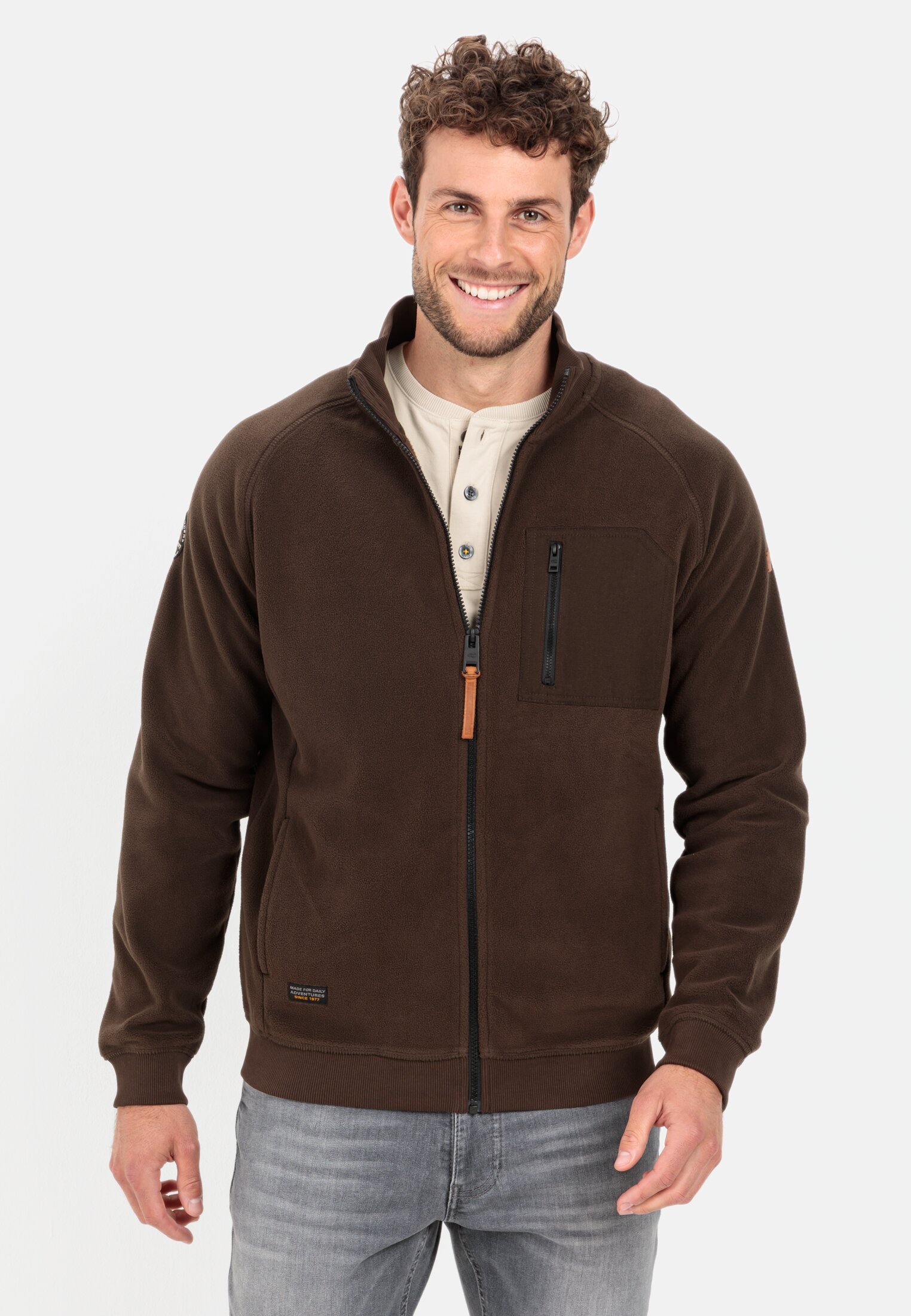 in | camel active S Fleecejacke | für Braun Herren