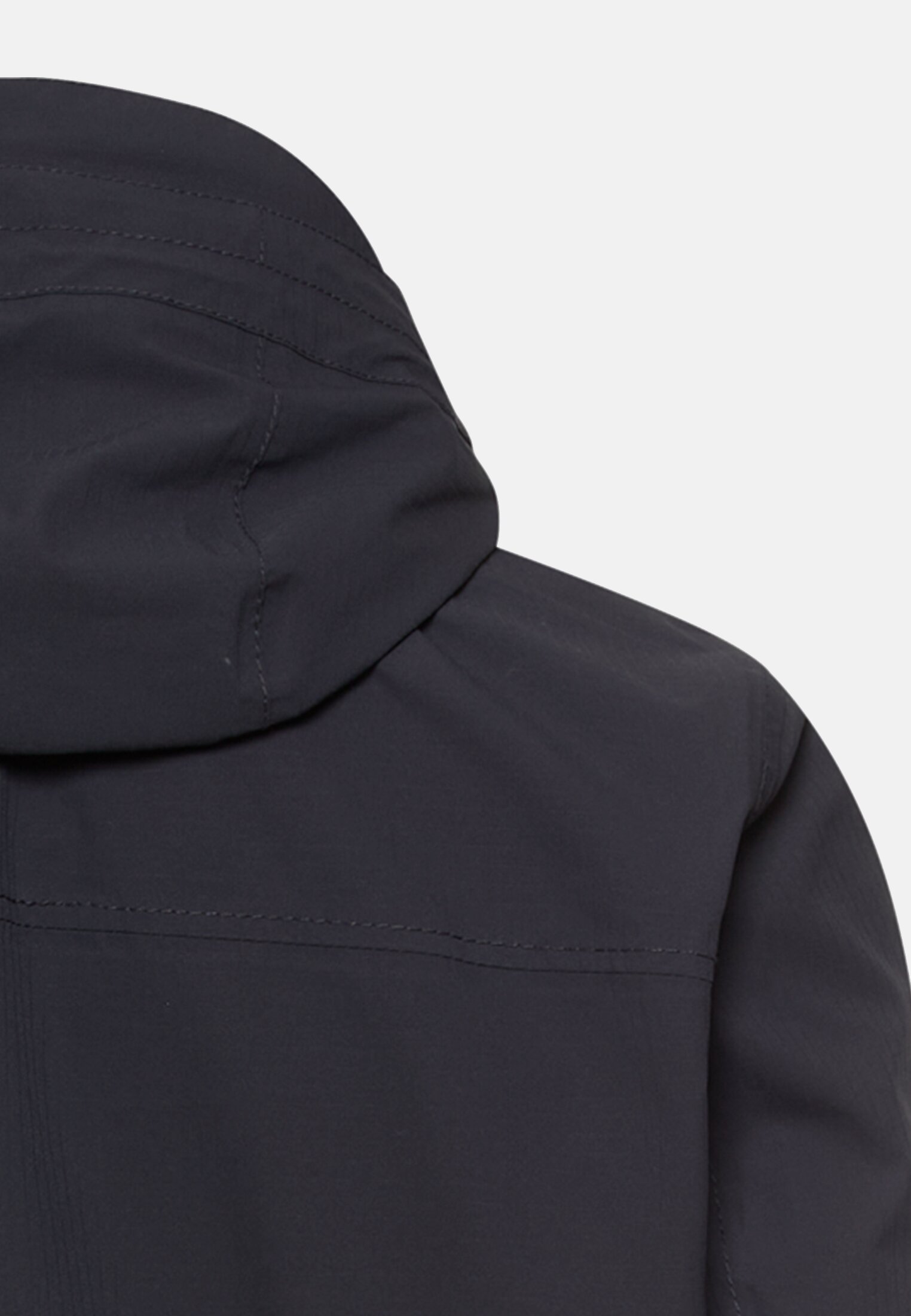 Herren teXXXactive® Blouson mit abnehmbarer Kapuze Dunkelblau hinten nah