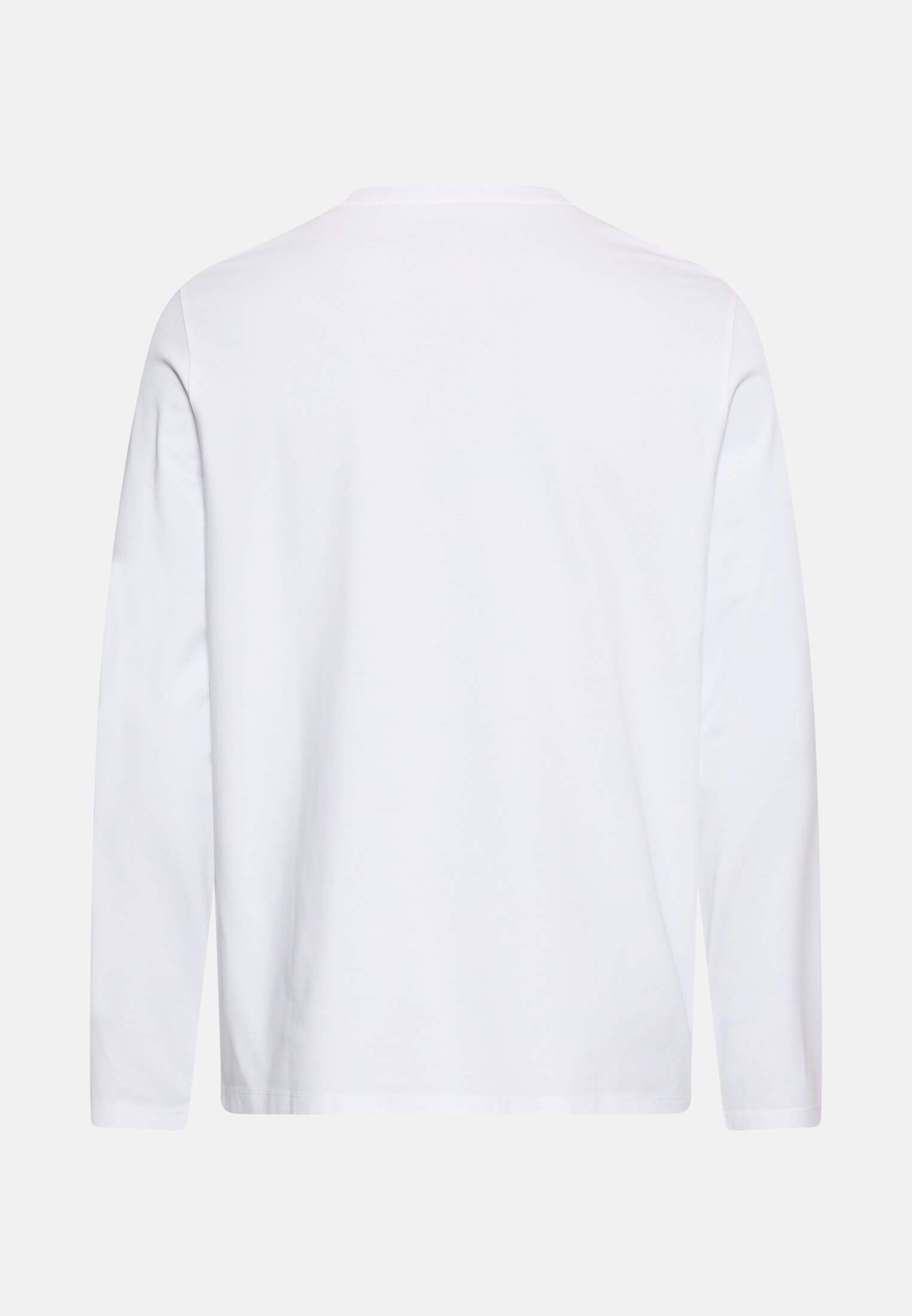 Herren fleXXXactive® Langarmshirt mit Stay Fresh Funktion Weiß frontal hinten