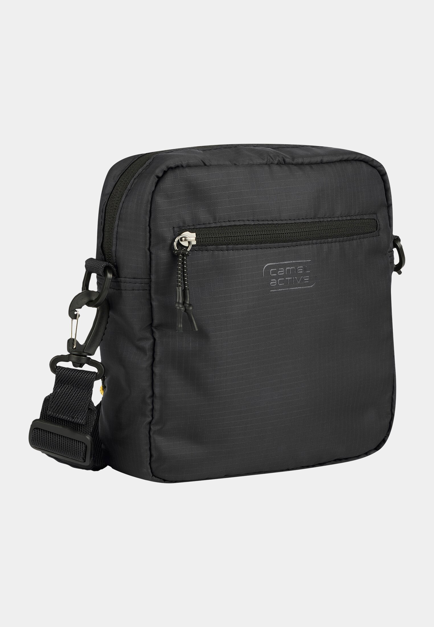 Herren Shores Cross Bag mit reflektierenden Elementen Schwarz frontal hinten