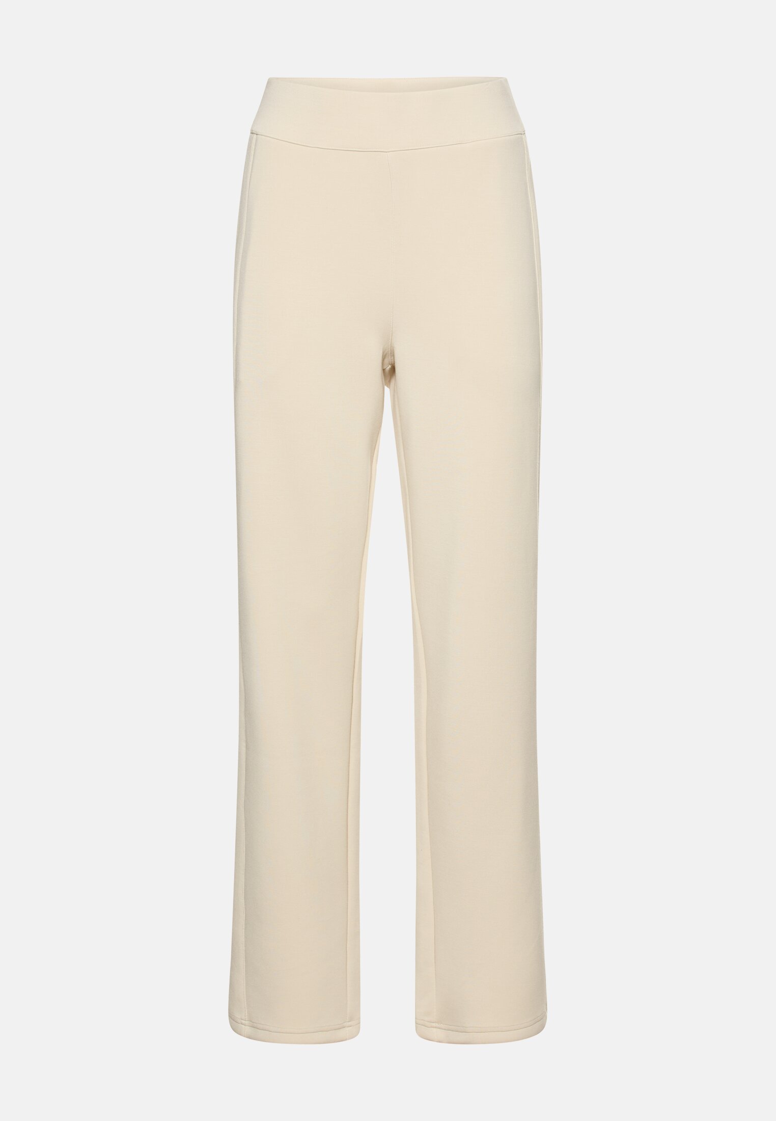 Damen Jogger mit elastischem Bund Perlweiß frontal vorn