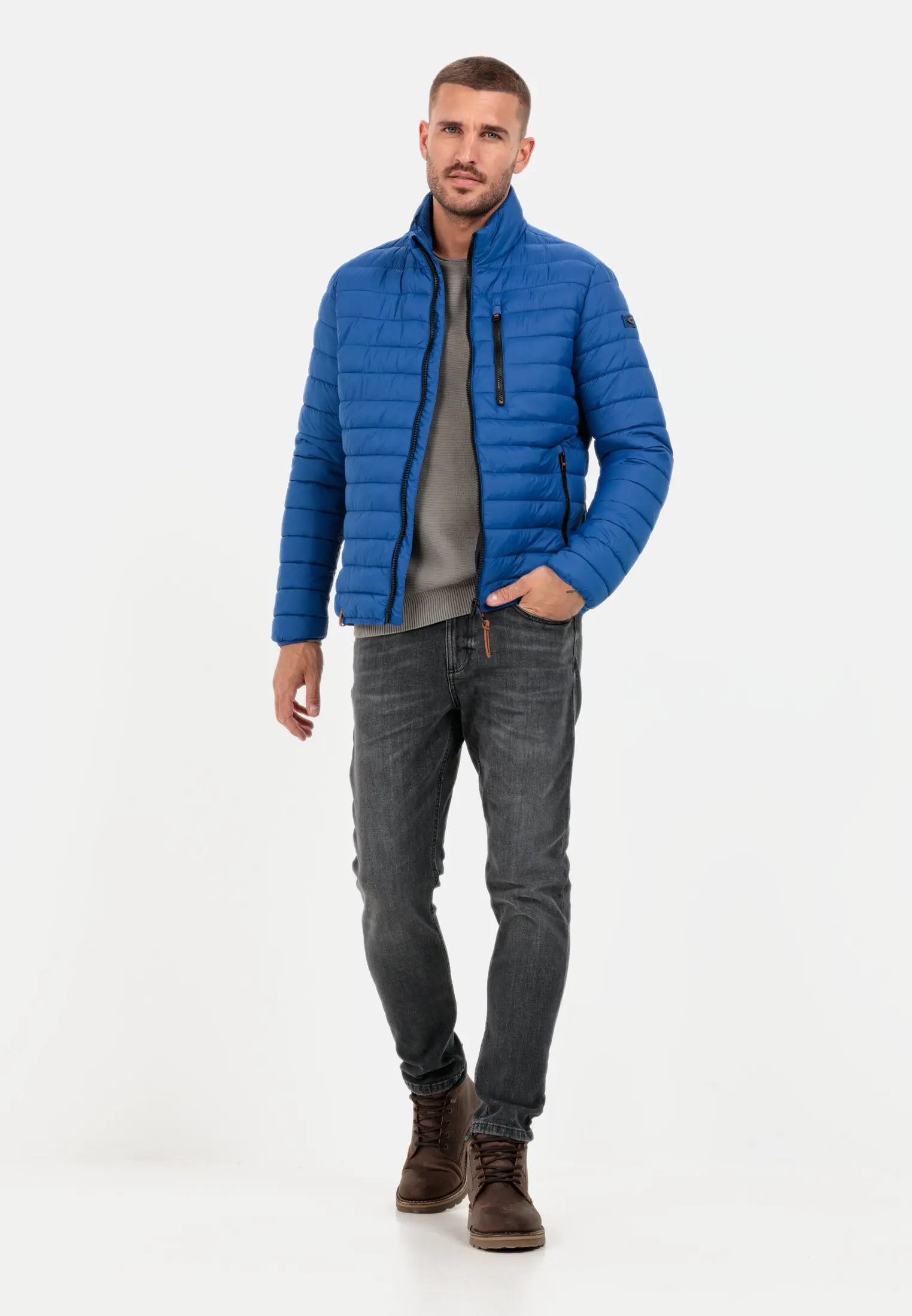 Quilted jacket for Herren in Blue | 30 | camel active