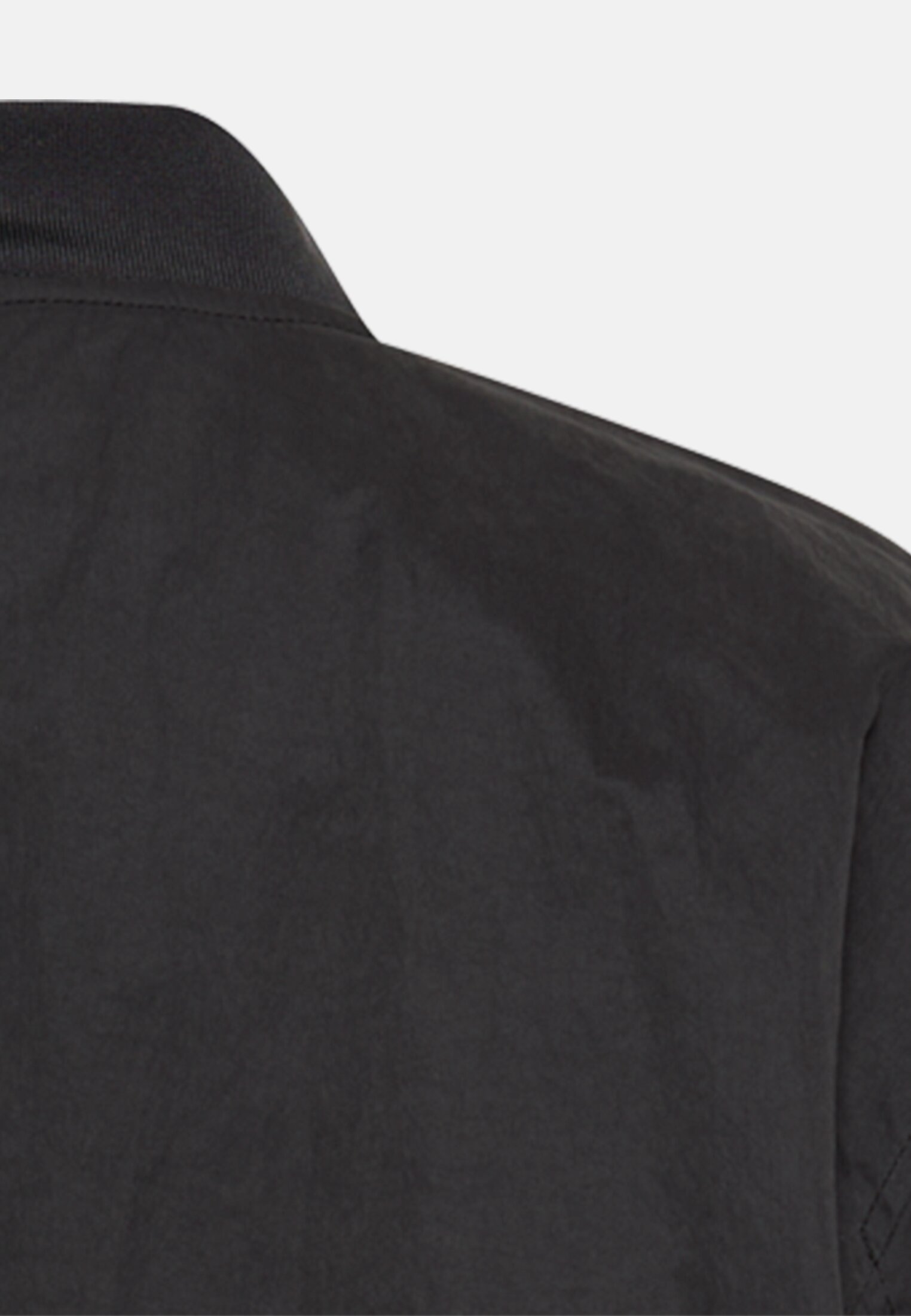 Women Padded bomber jacket in oversized fit Black close back