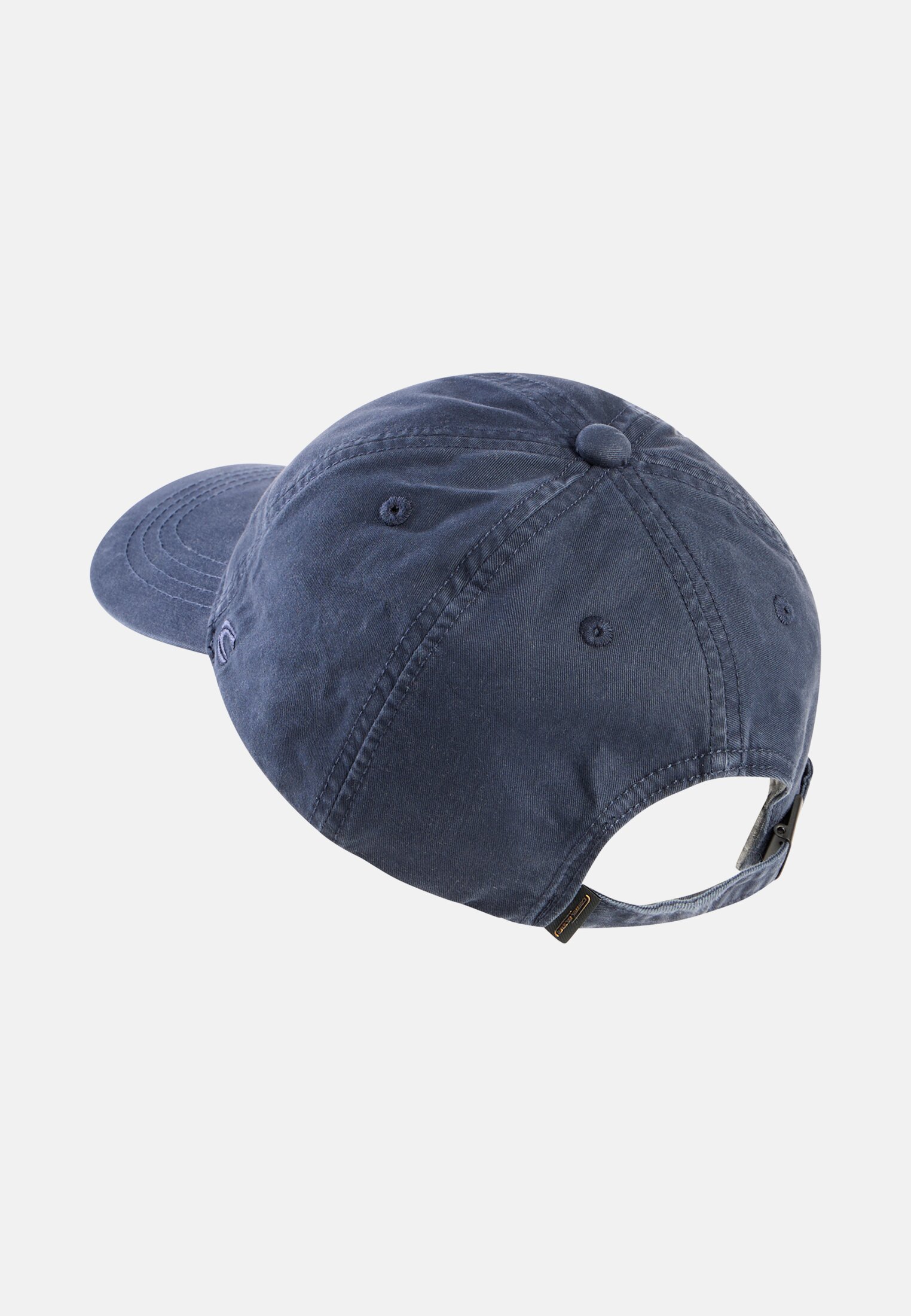 Cap made of pure cotton Dark Blue frontal back