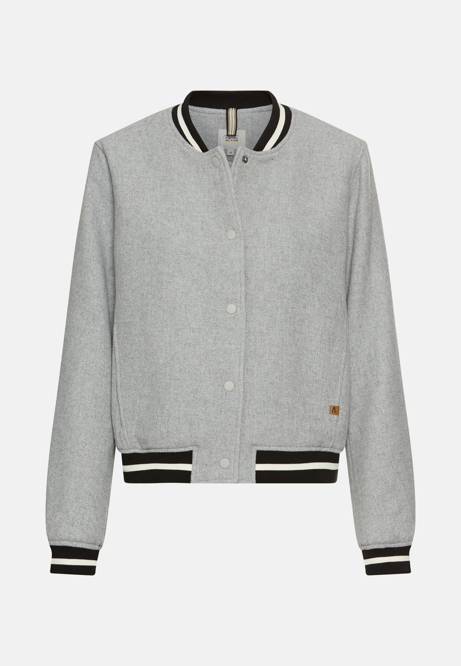 Women Indoor jacket with pockets Grey frontal front
