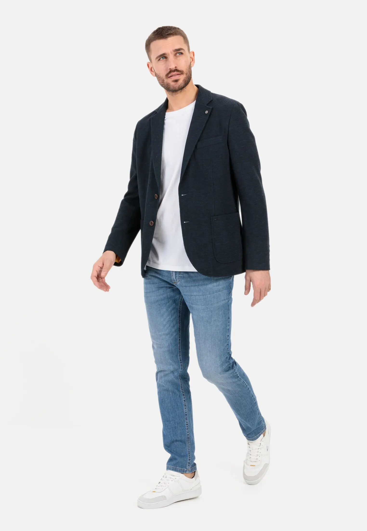 Jersey Sakko für Herren in Blau | 50 | camel active 