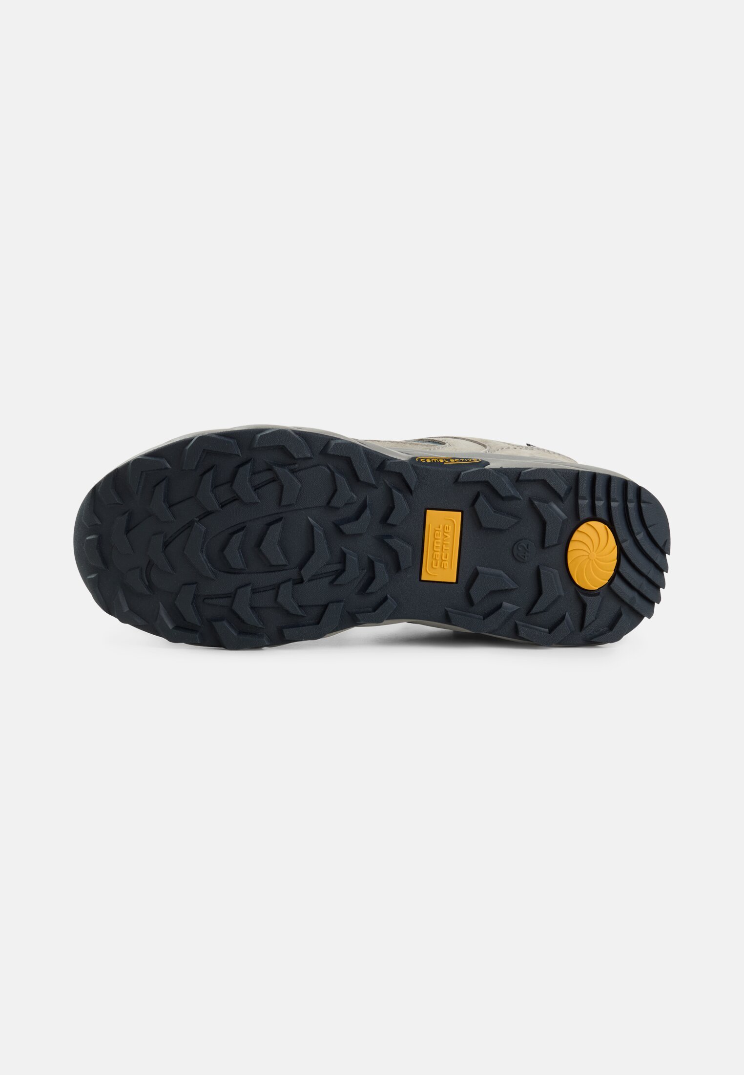 Men Sneakers made of nubuck leather stone-blue close back