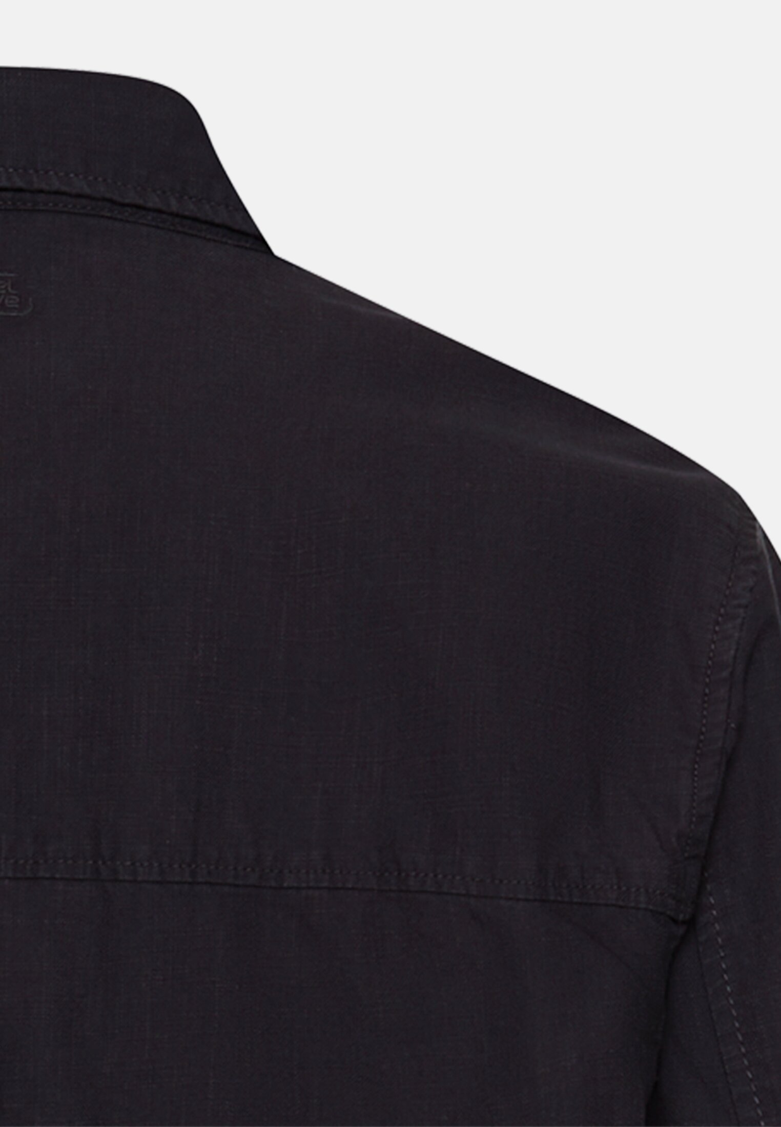 Herren Overshirt mit Taschen Navyblau hinten nah