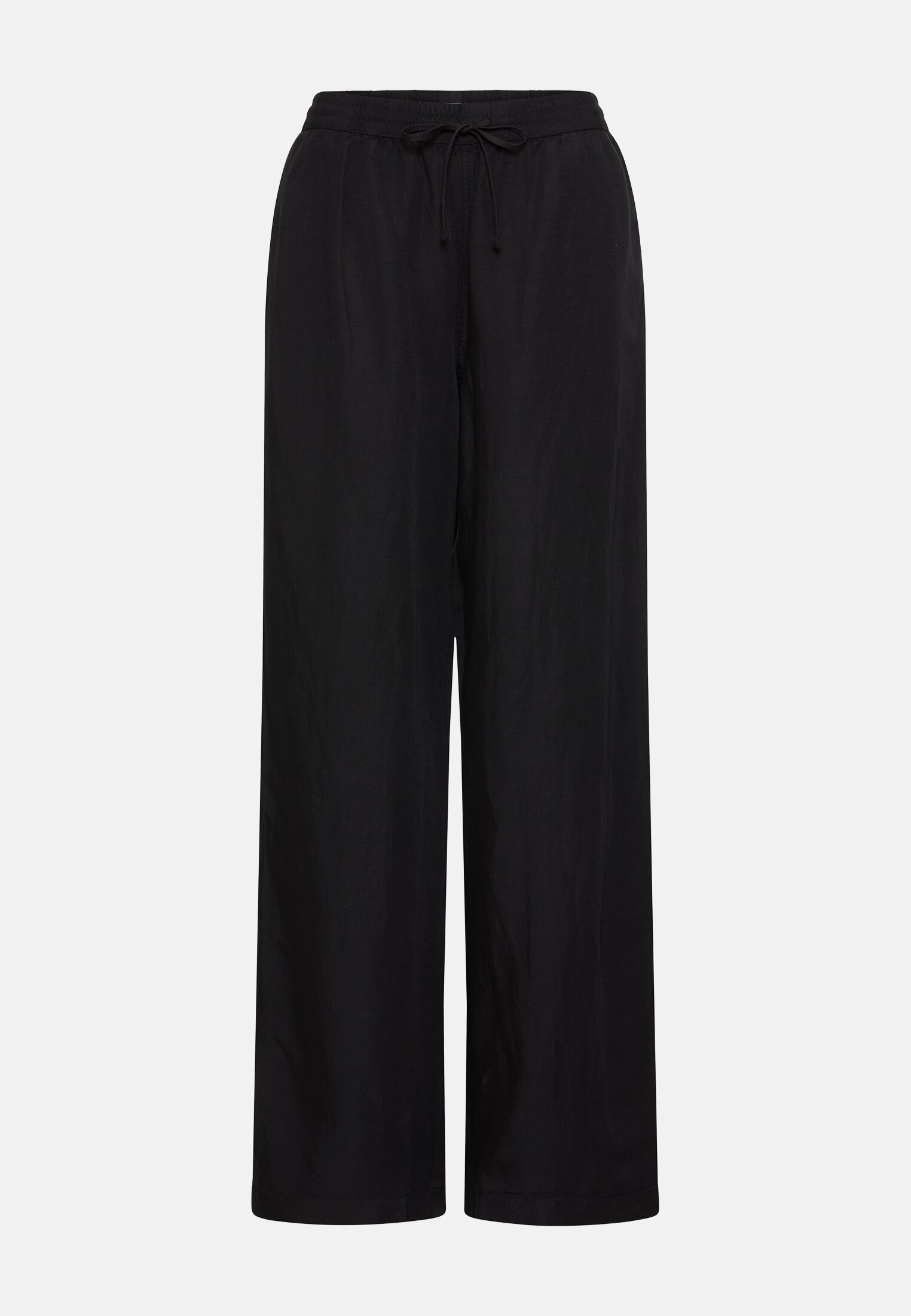 Women Casual trousers with wide-leg Caviar frontal front