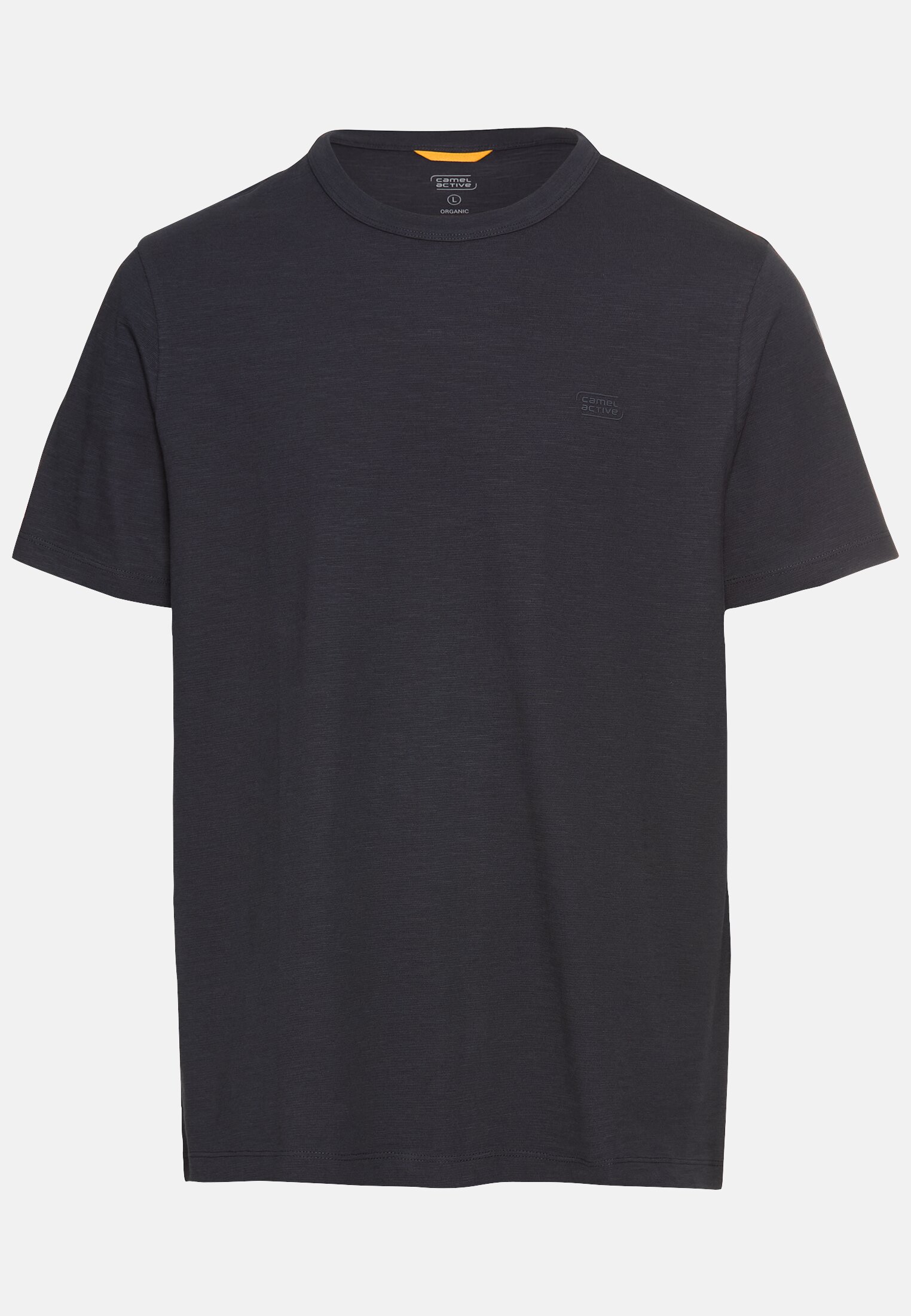 Men Organic T-shirt made of pure cotton Navy blue frontal front