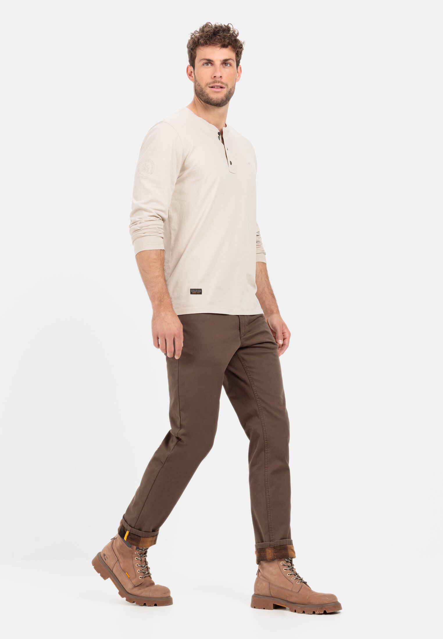 Regular Fit für Herren in Khaki | 32/32 | camel active