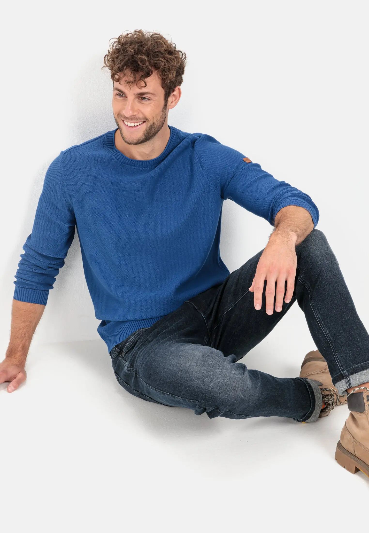 Strickpullover für Herren in Blau | M | camel active