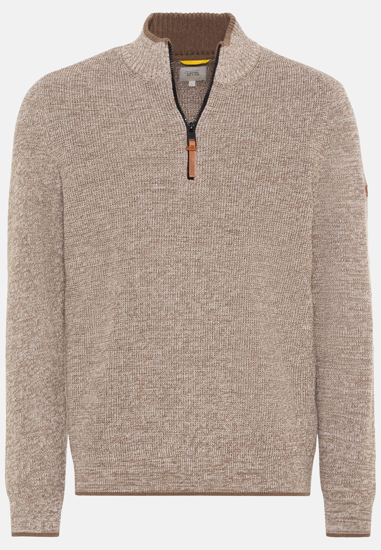 Feinstrick Troyer für Herren in Beige | XXL | camel active