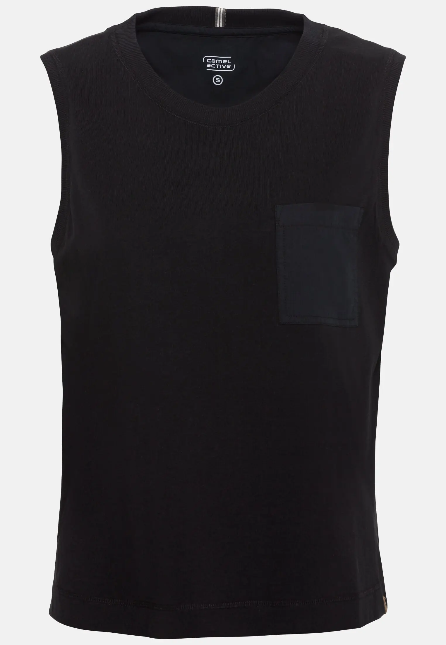 Ärmelloses T-Shirt für Damen in Schwarz | XS 