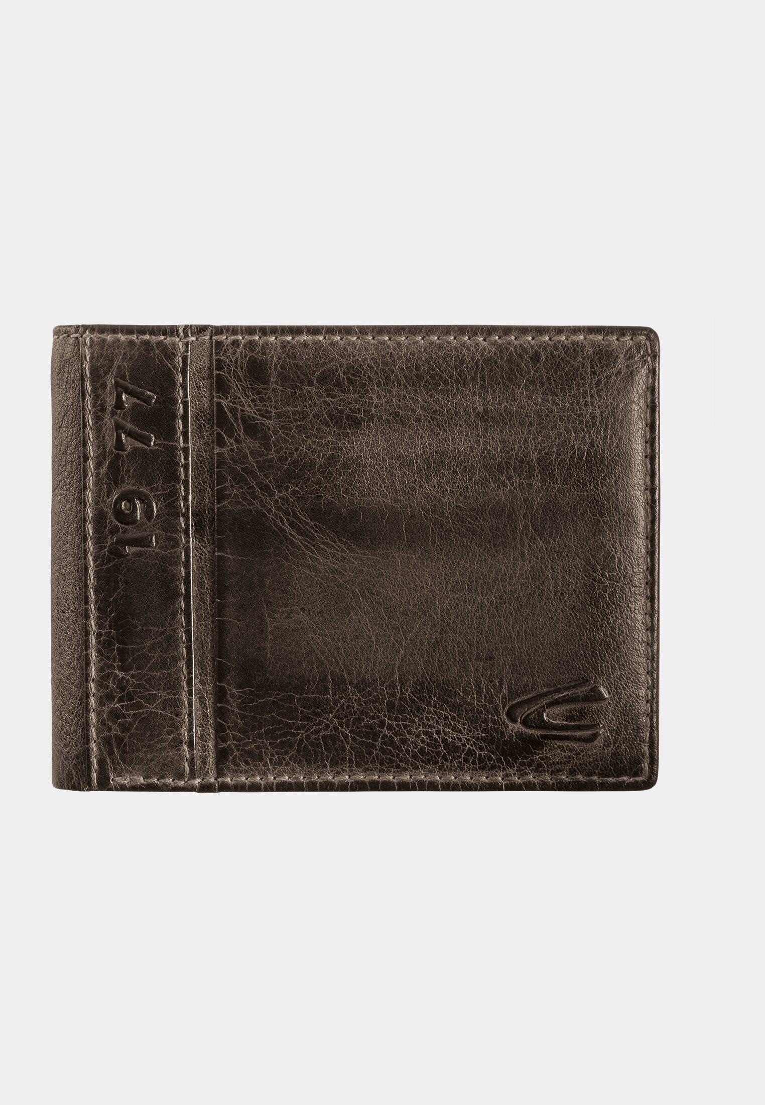 Men Wallet made from genuine leather Black frontal front