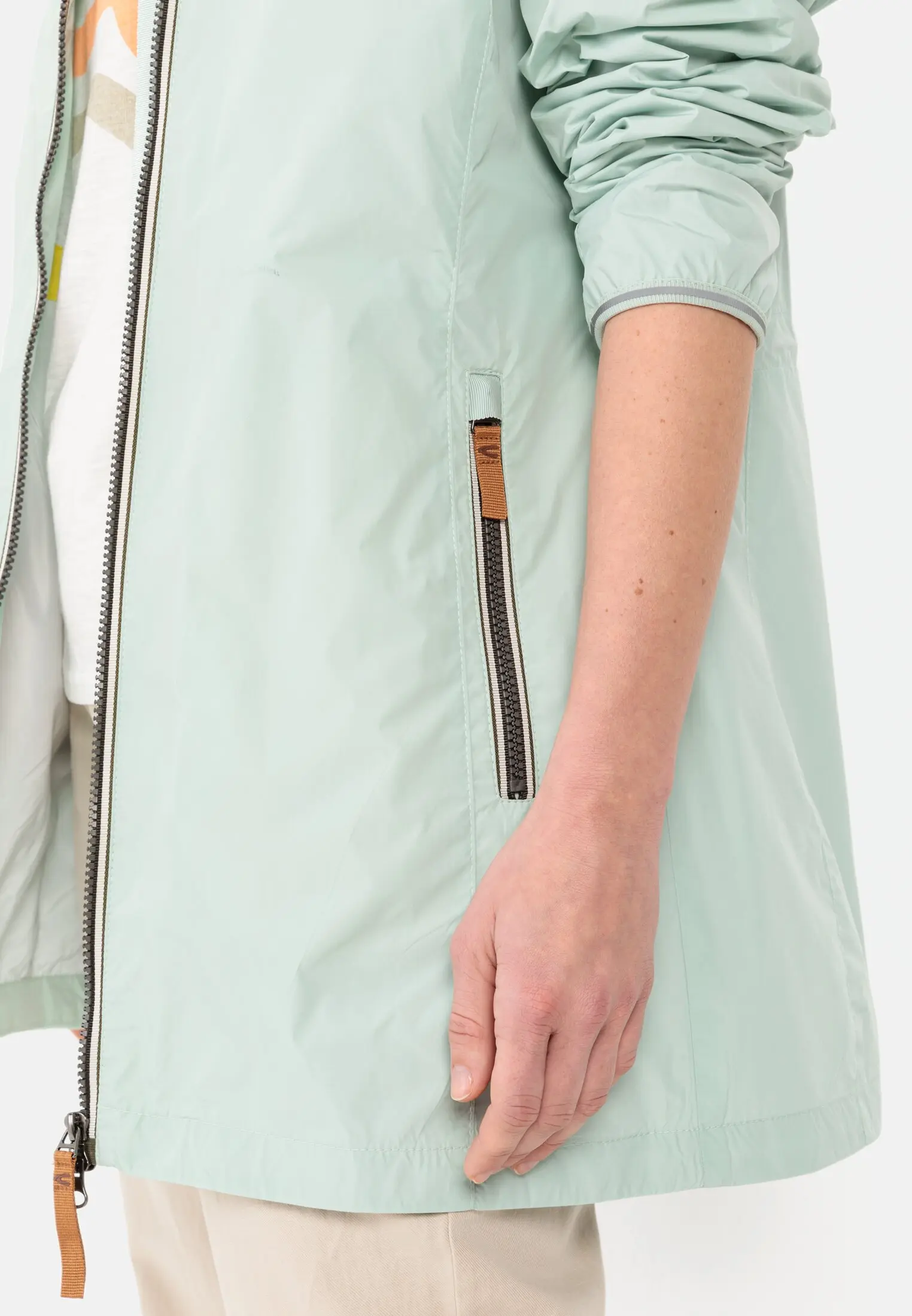 Langer Windbreaker für Damen in Mint | 42 | camel active 
