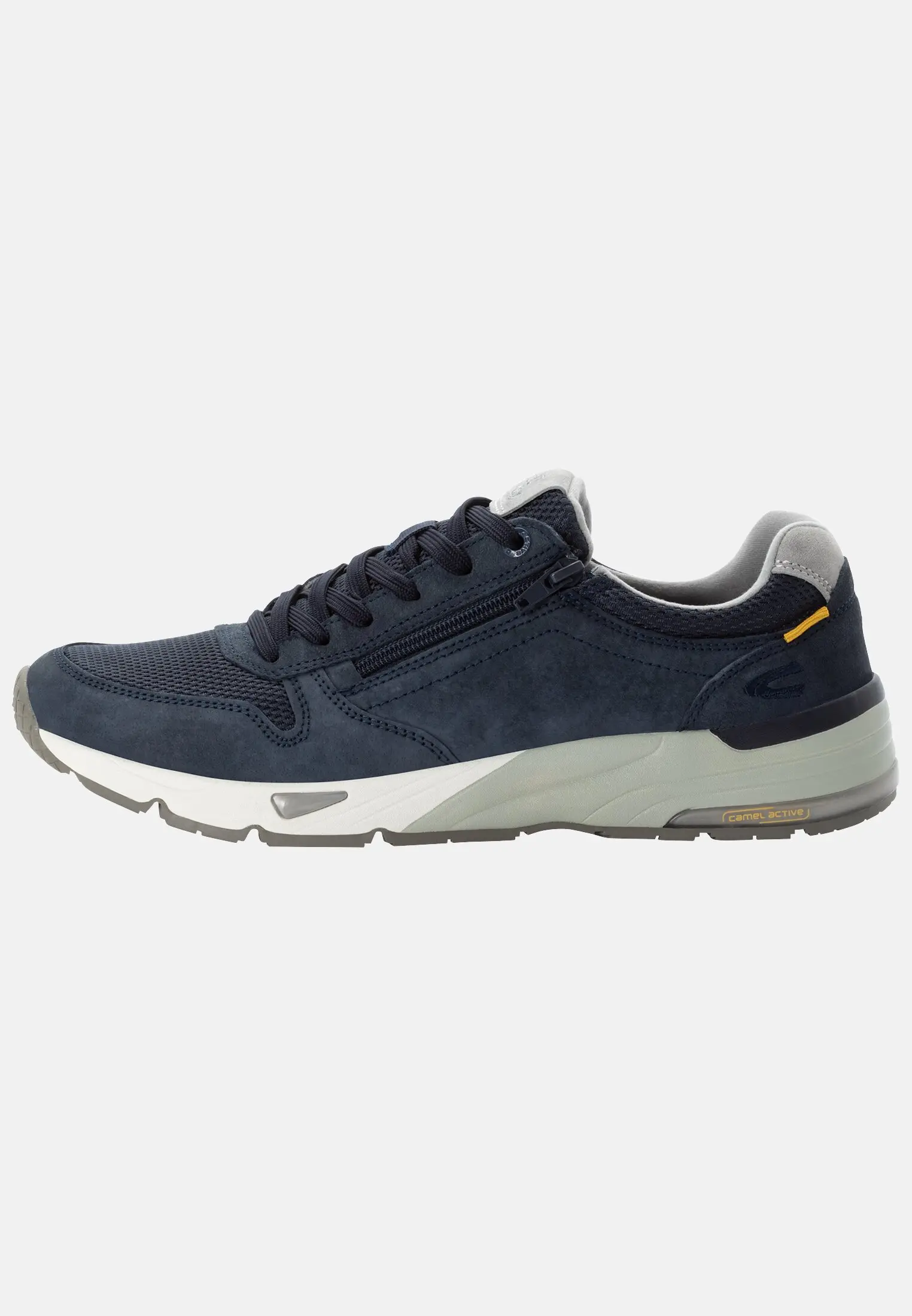 Leder Sneaker für Herren in Dunkelblau | 46 | camel active