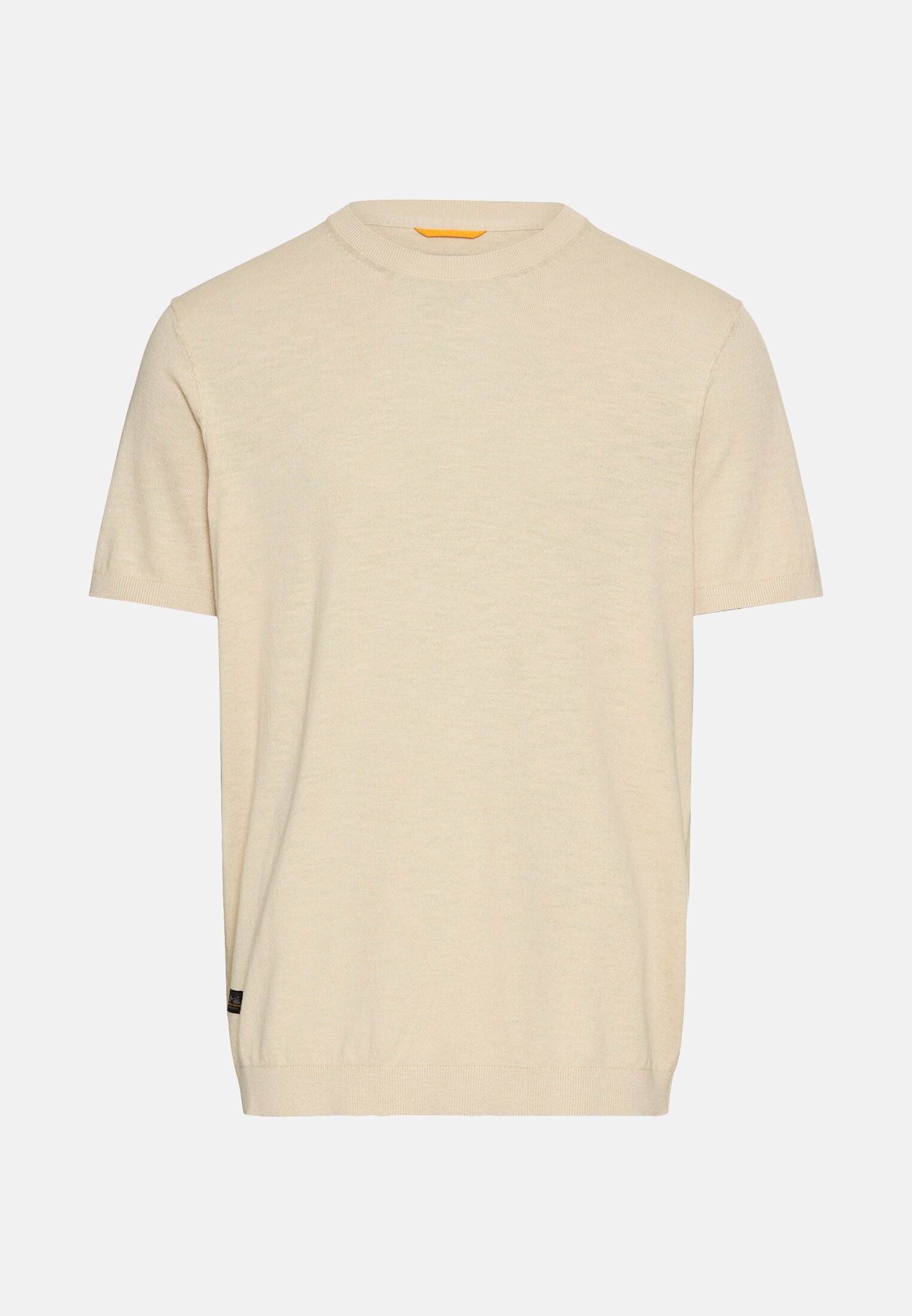 Men Knitted shirt made of pure cotton Oats frontal front