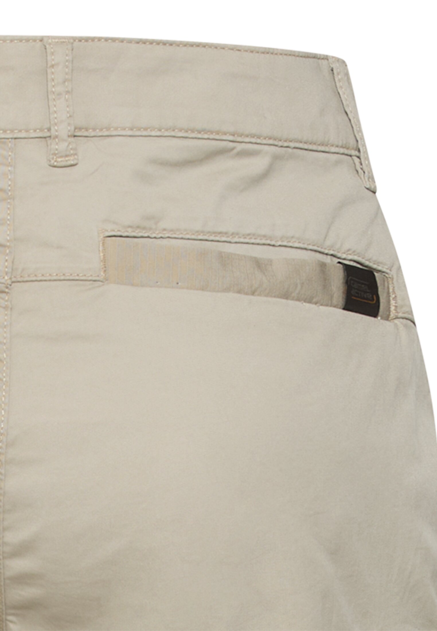 Men Trousers with cargo pockets Beige close back