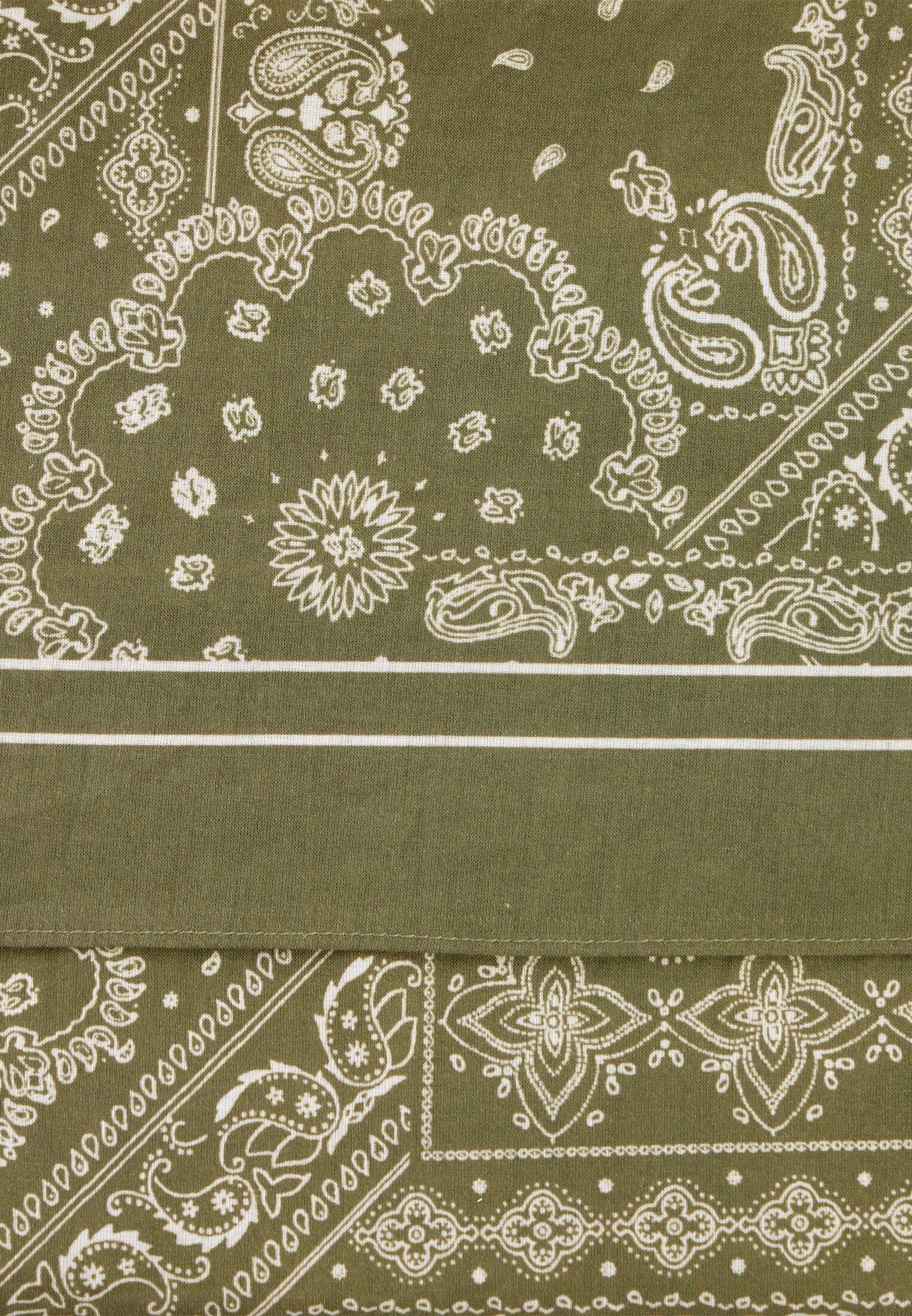 Vrouwen Katoenen bandana Olijf front dichtbij