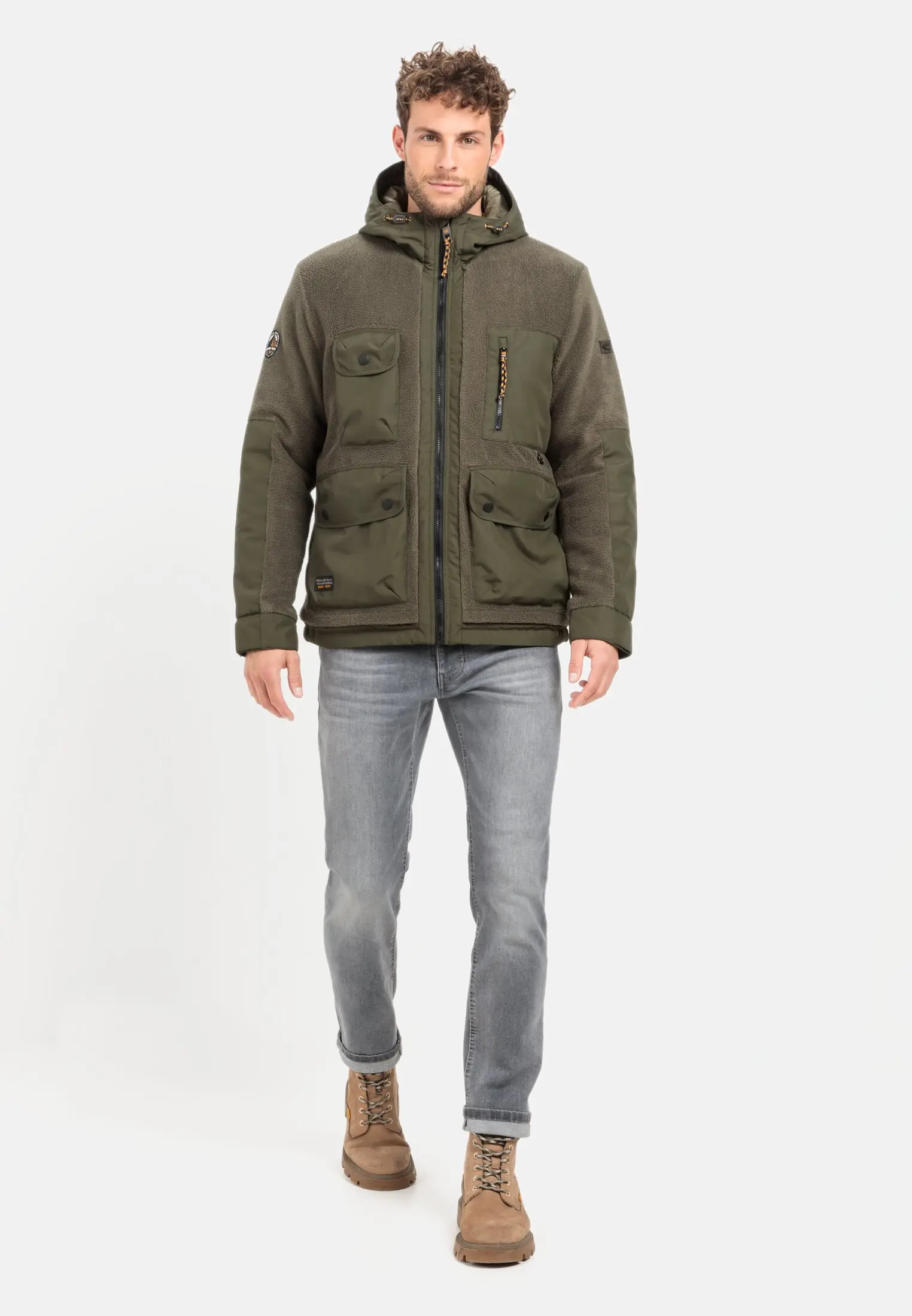 Blouson Jacke Camel Active Regenjacke Herren Fleecejacke Herren