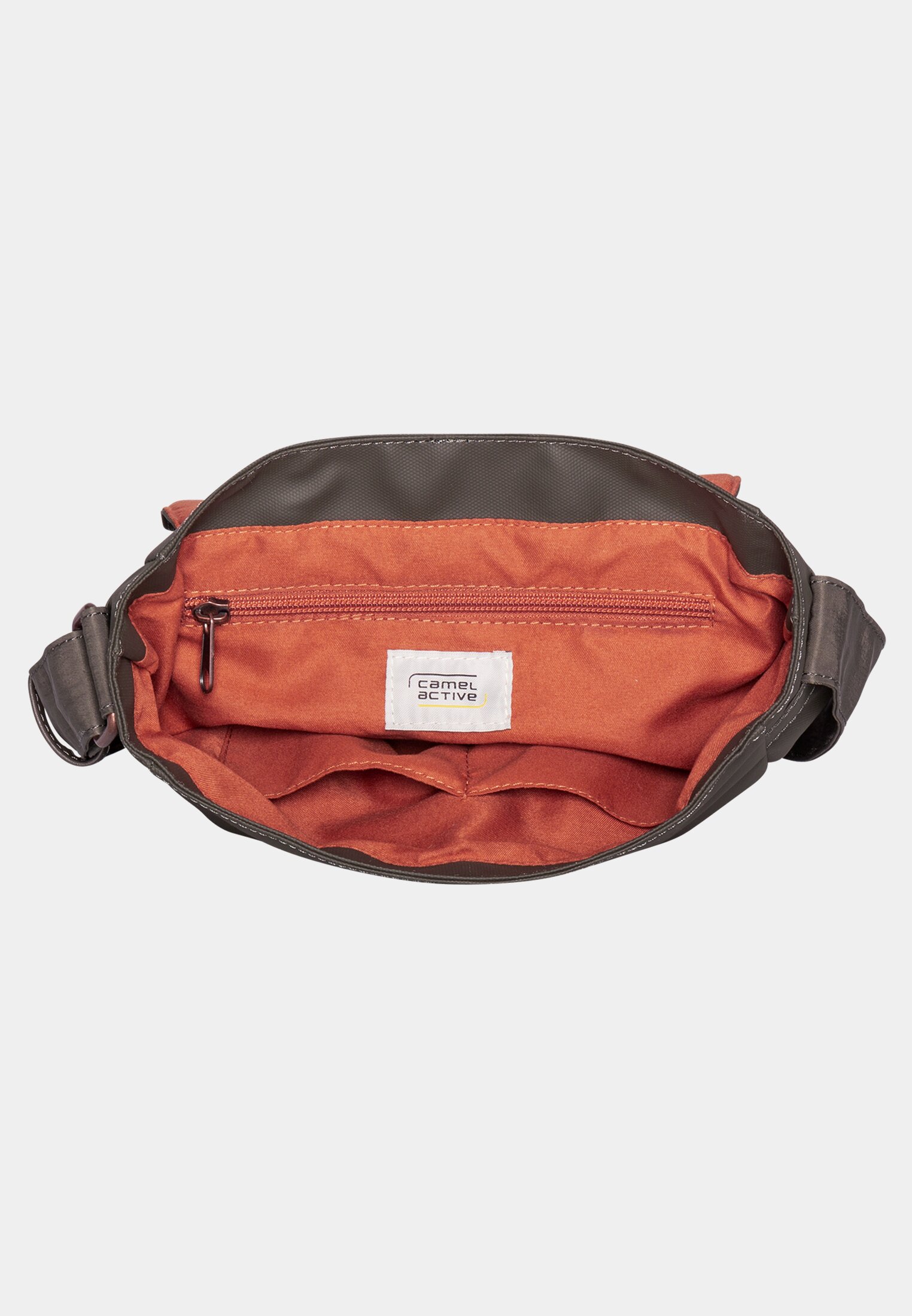 MI_356601-0000-35_3G-00 Damen BREEZE Handtasche aus hochwertigem Nylon Khaki vorne nah