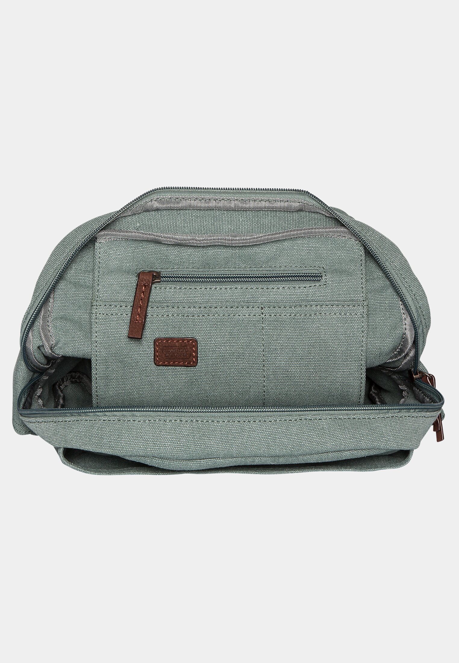 MI_340201-0000-28_3G-00 Women AUBREY Backpack with infinitely adjustable shoulder straps Light Green front close