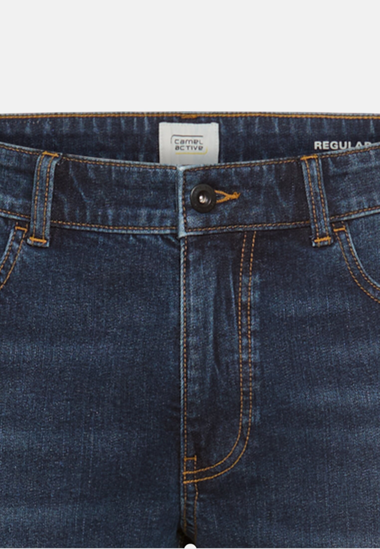 Men Regular fit 5-pocket trousers Dark Blue front close