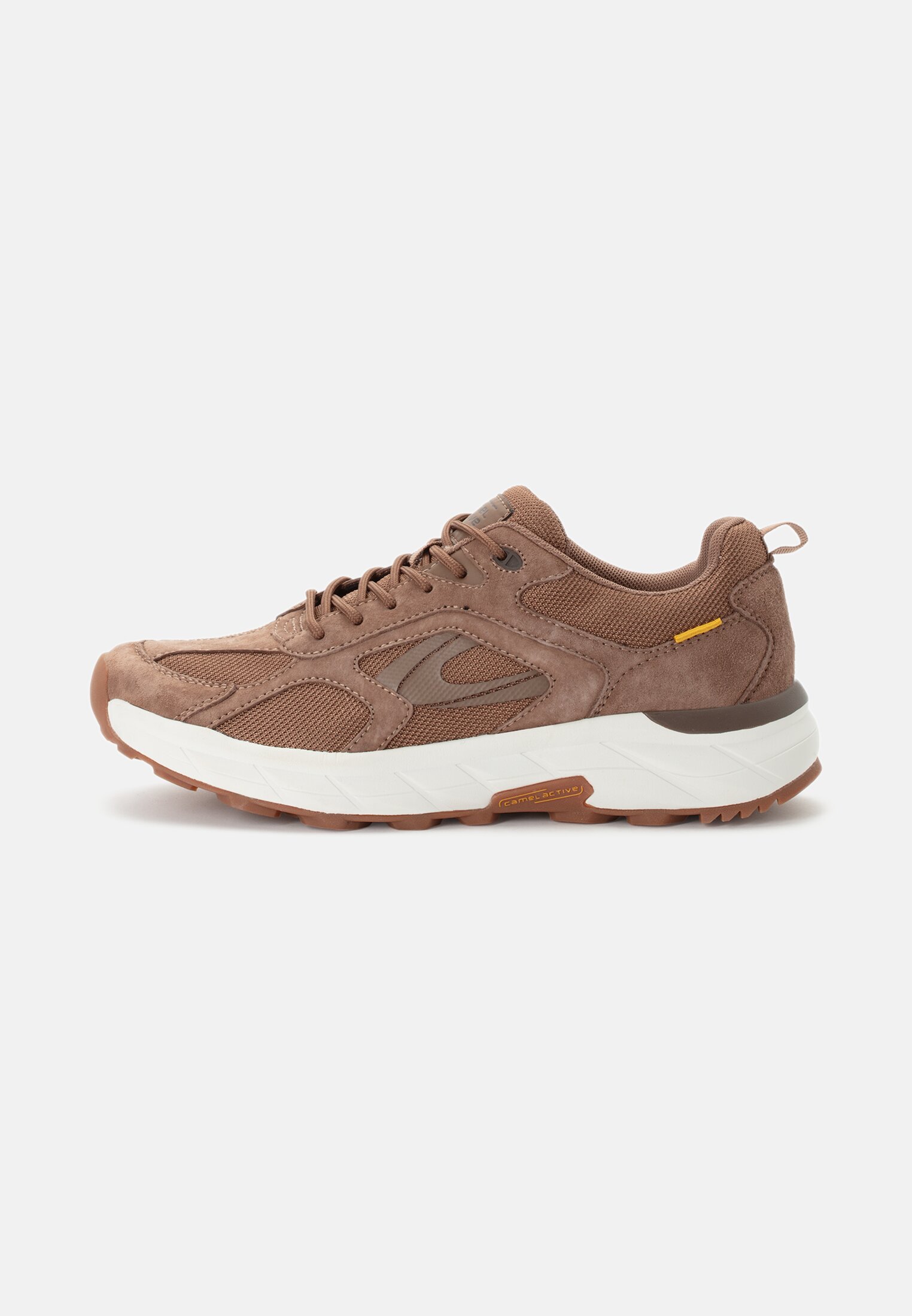 Men Sneakers with a grippy sole Brown frontal front