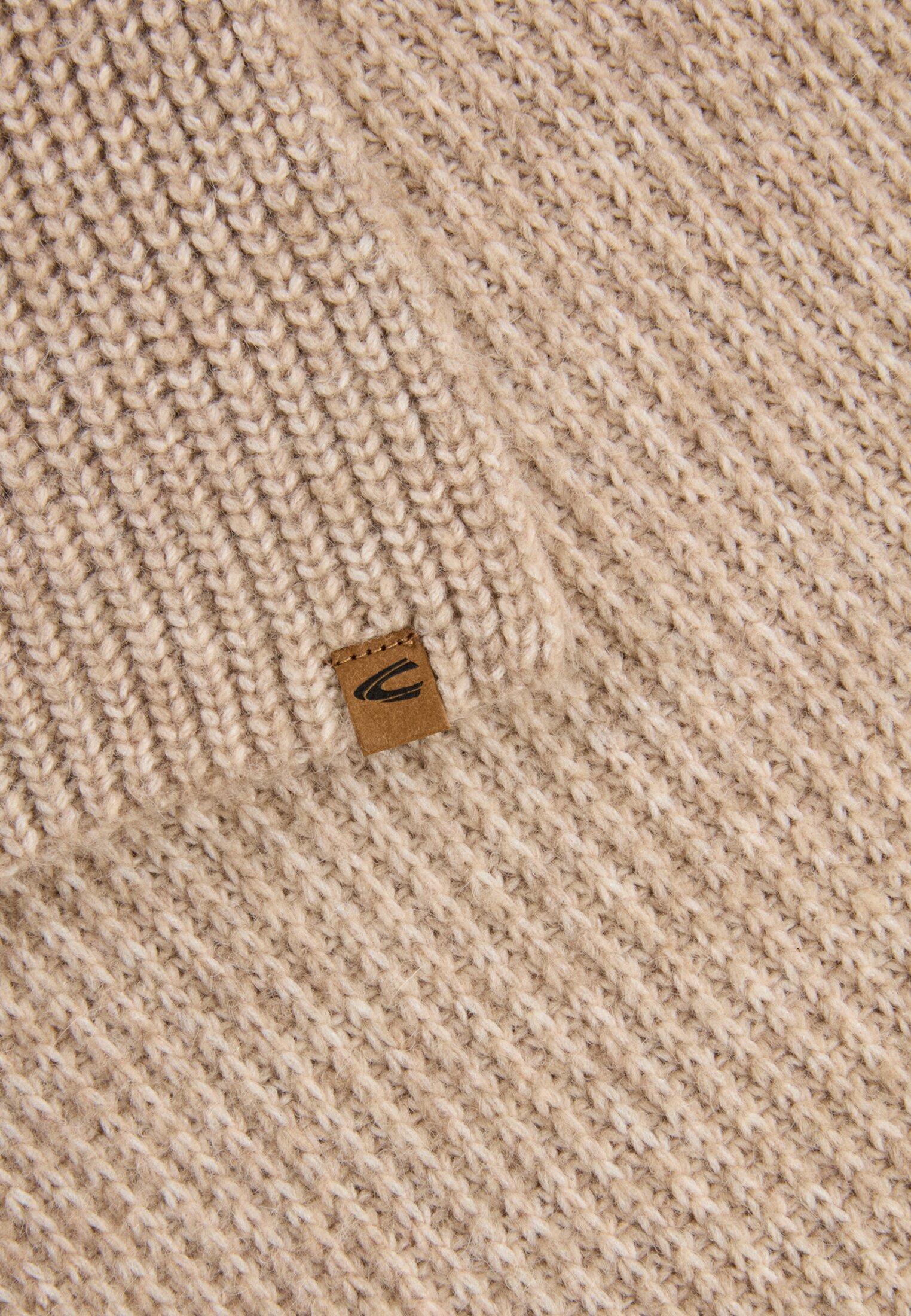 Women Scarf made of soft materialmix Caramel close back