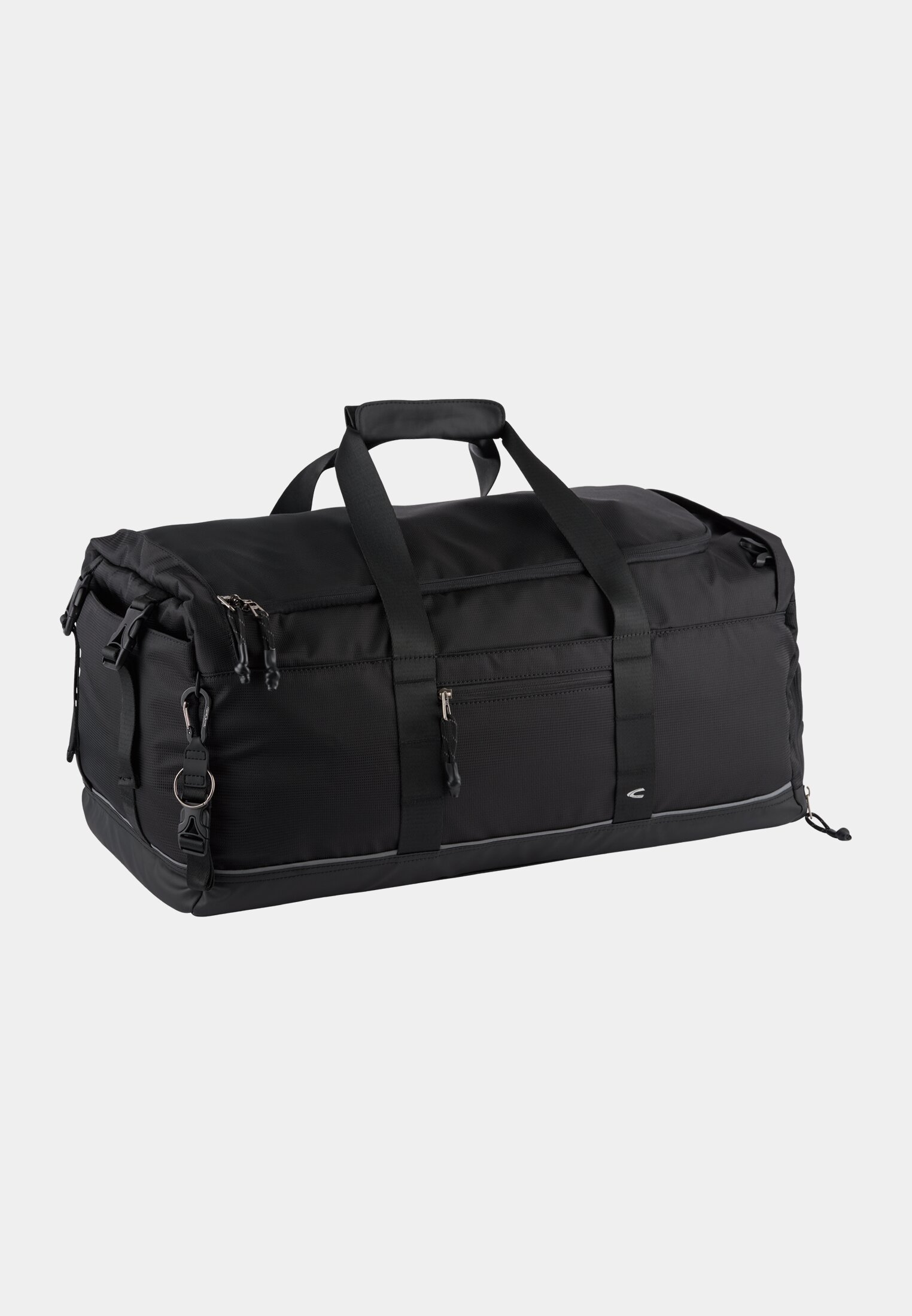 Men CONNECT weekender with separate shoe compartment Black frontal front