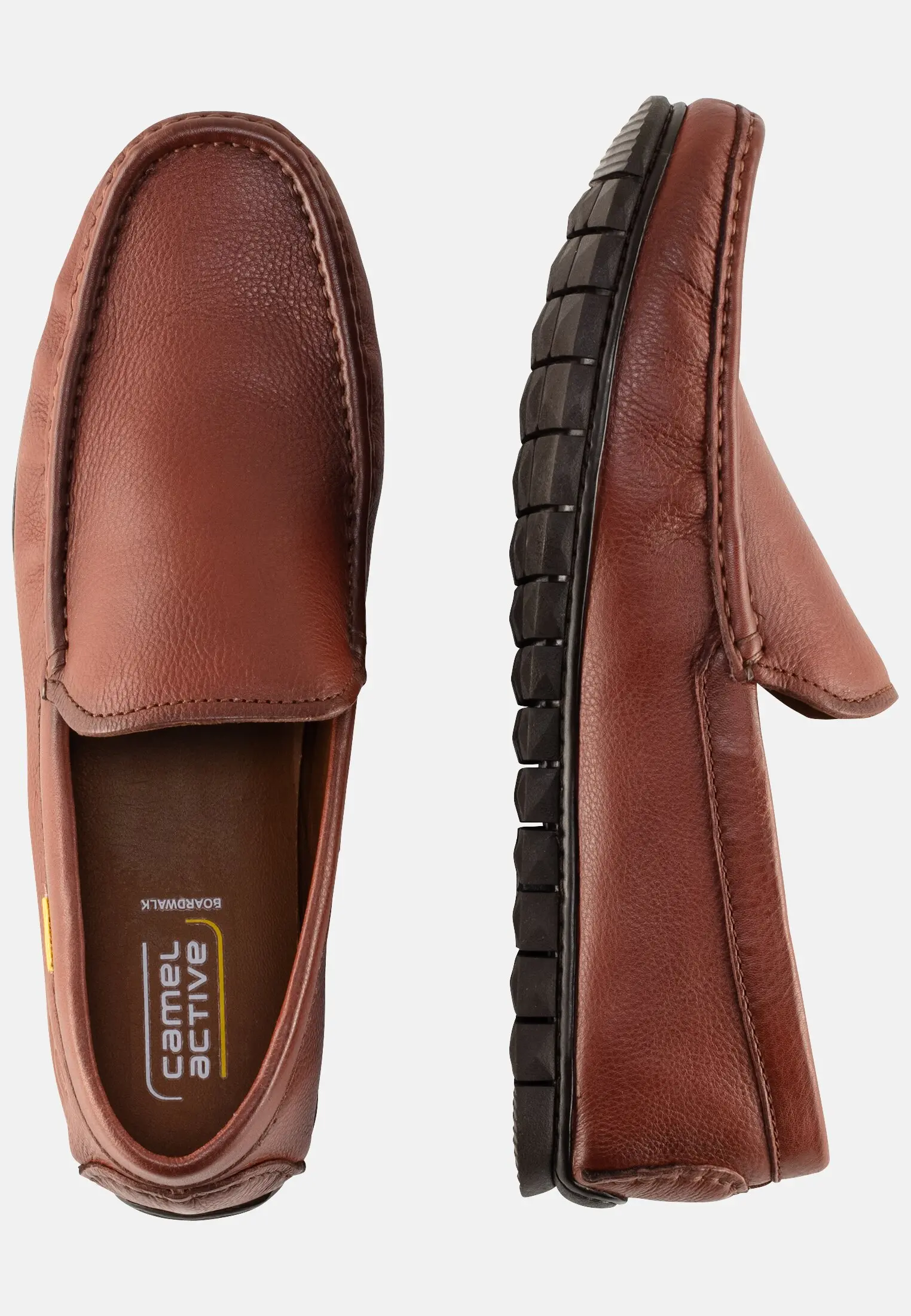 Lederslipper für Herren in Cognac | 40 | camel active