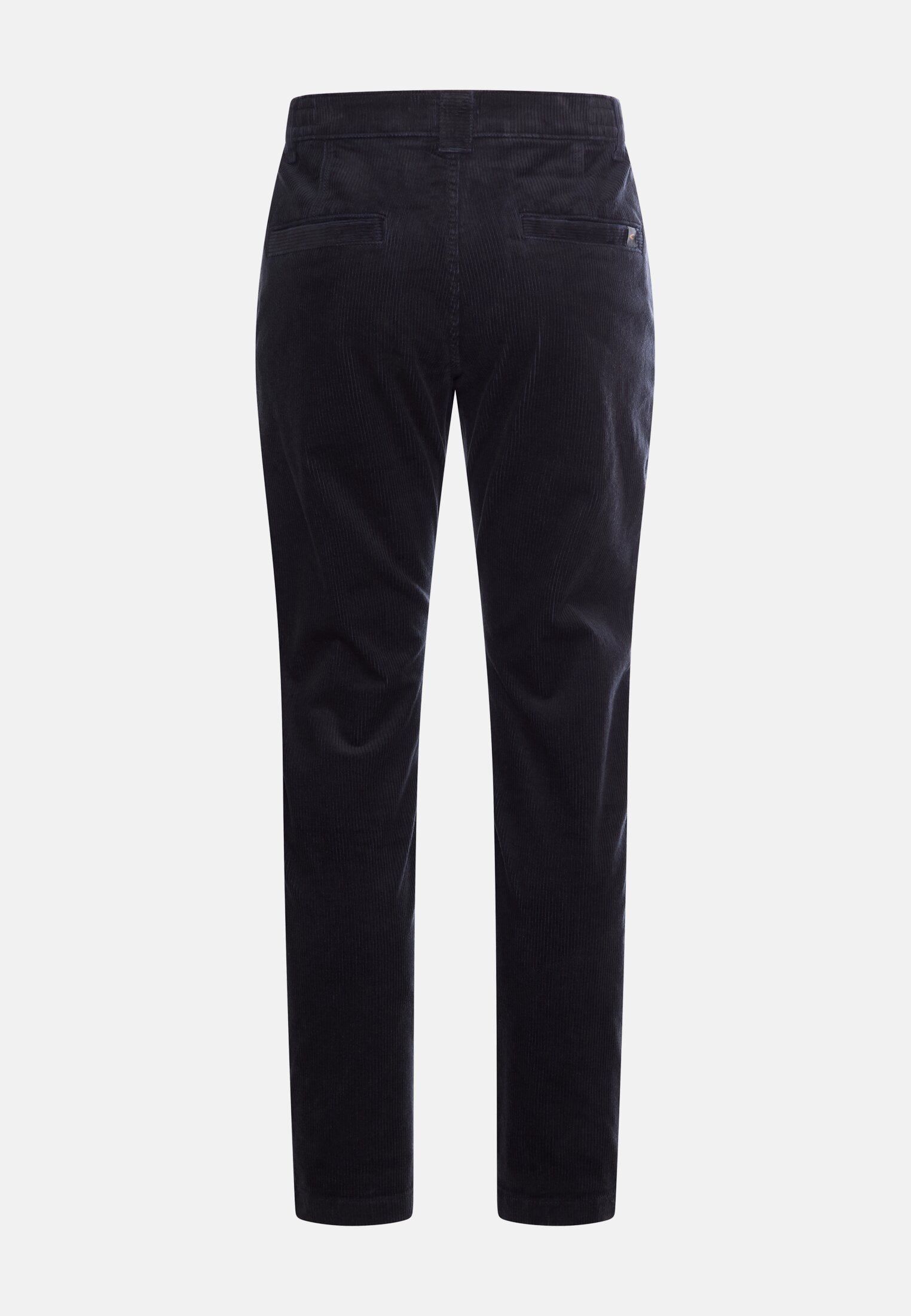 Men Regular Fit Cord Chino Navyblue frontal back