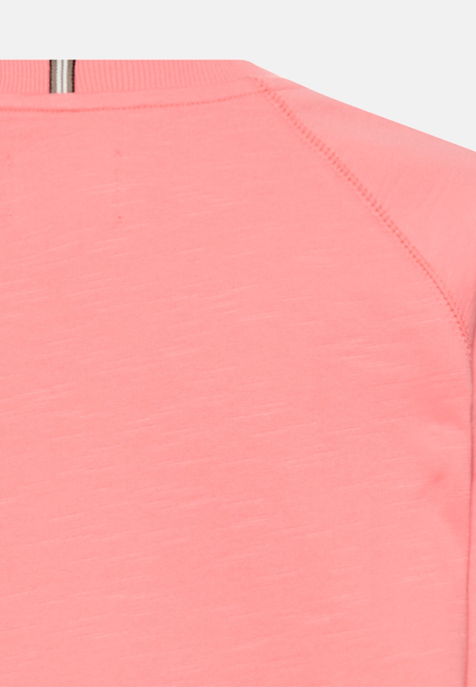 Damen Sweatshirt mit Raglanärmeln Beere hinten nah