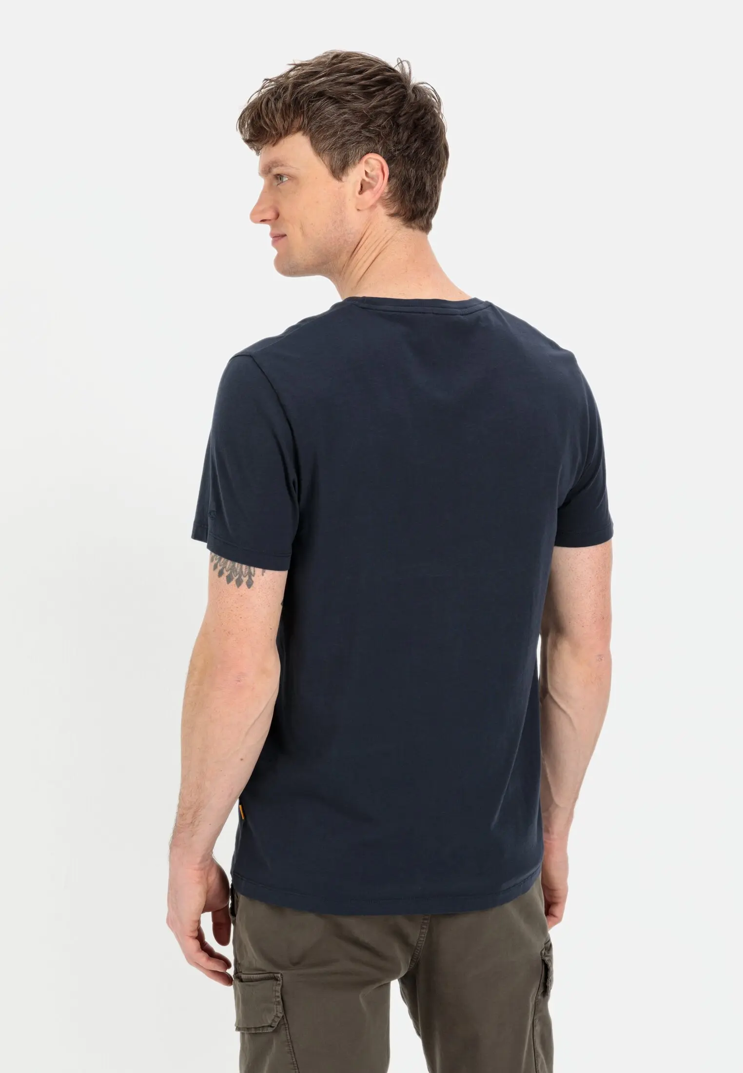 T-Shirt mit Print für Herren in Dunkelblau | 3XL