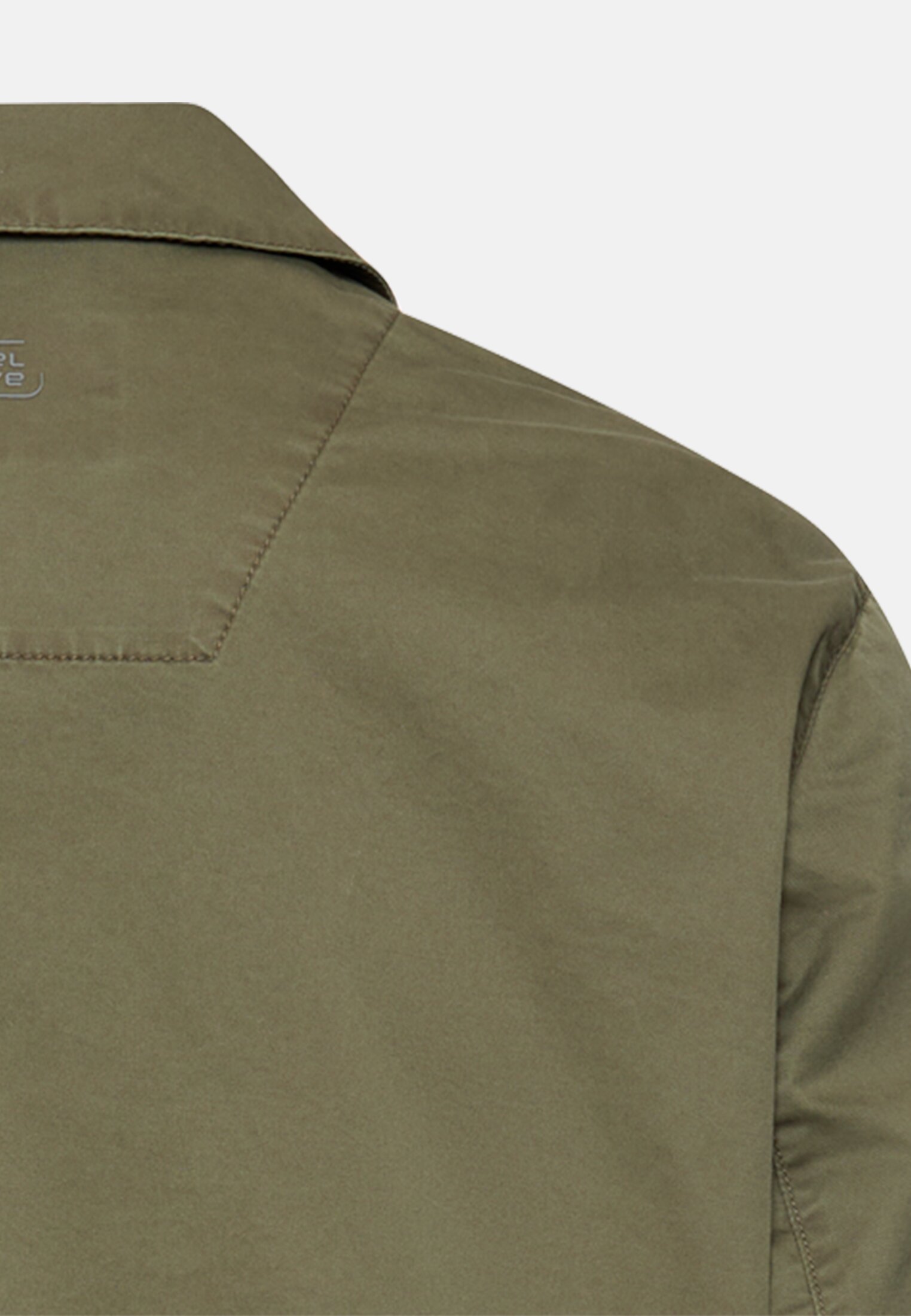 Heren Blouson met binnenzakken Olijfgroen achter dichtbij