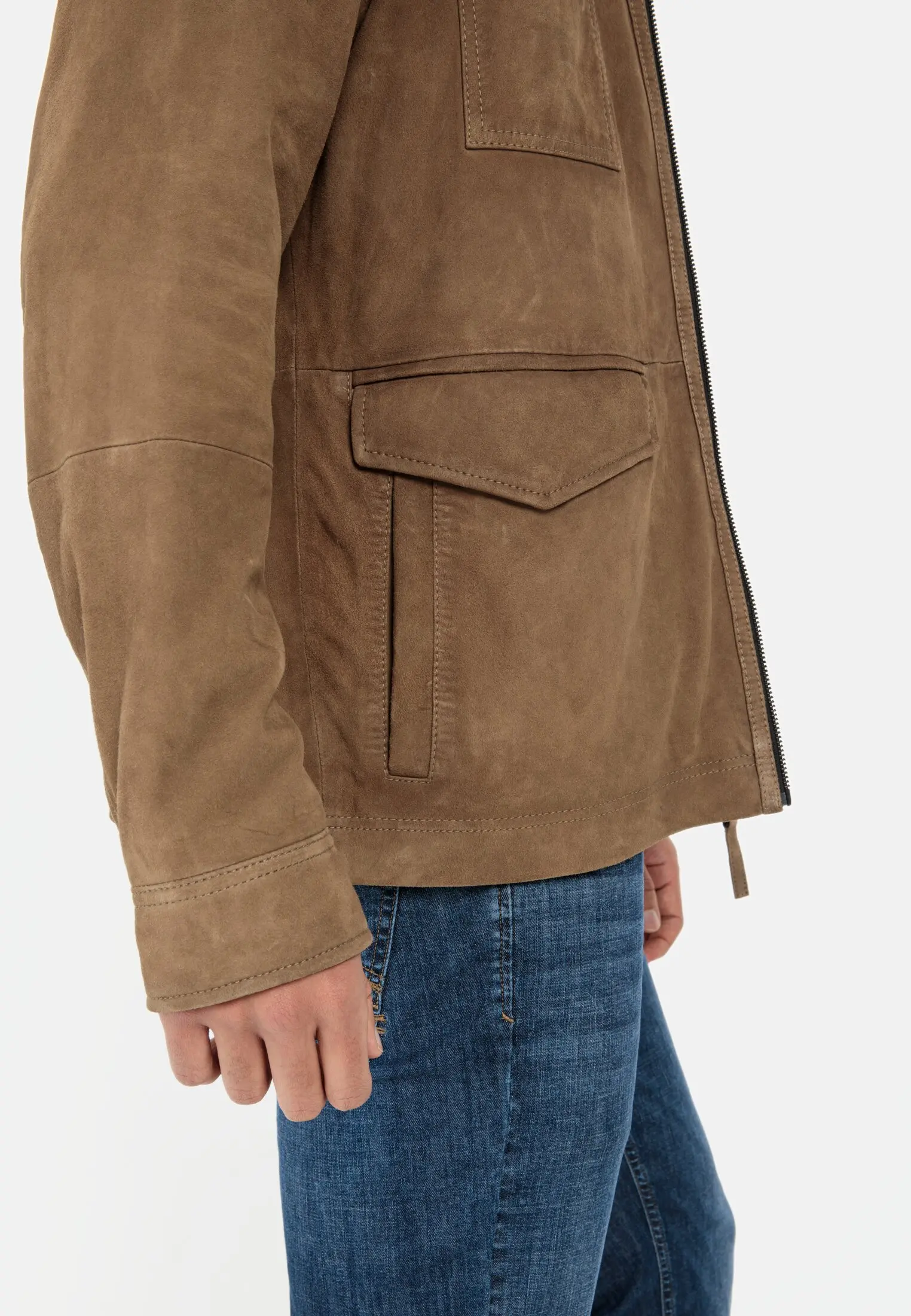 Leder Blouson für Herren in Braun | 56 | camel active