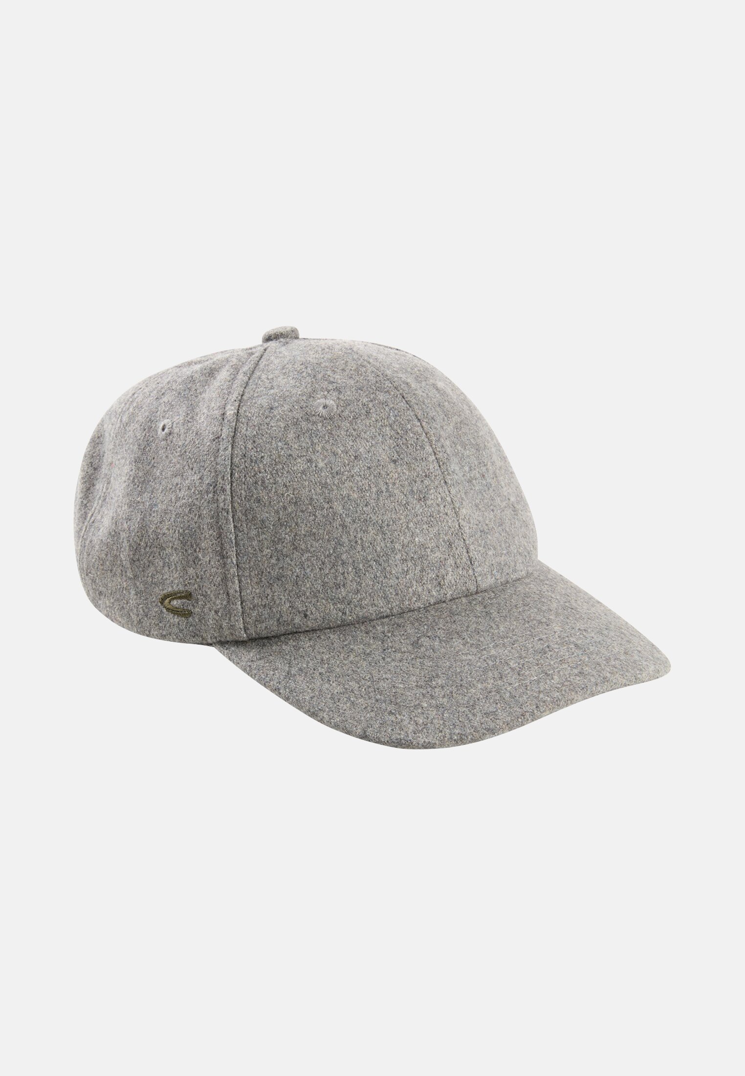 Women Wool blend cap Gray frontal front