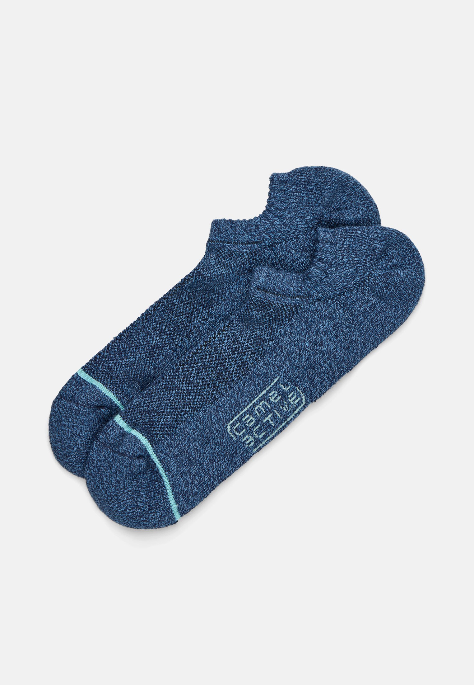 Herren Sneaker-Socken mit Baumwollmix Blau frontal vorn