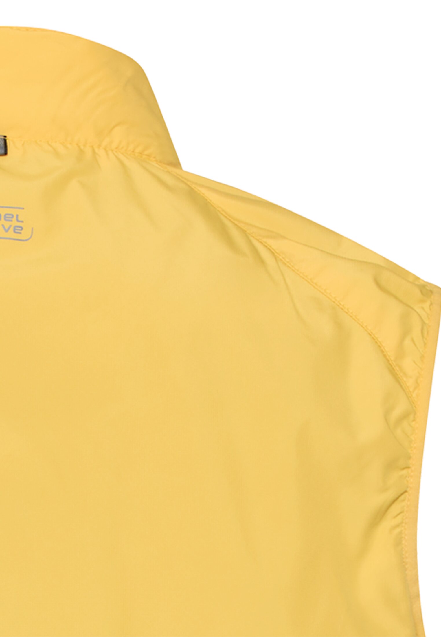 Men Vest made of water-repellent material Sun Yellow close back