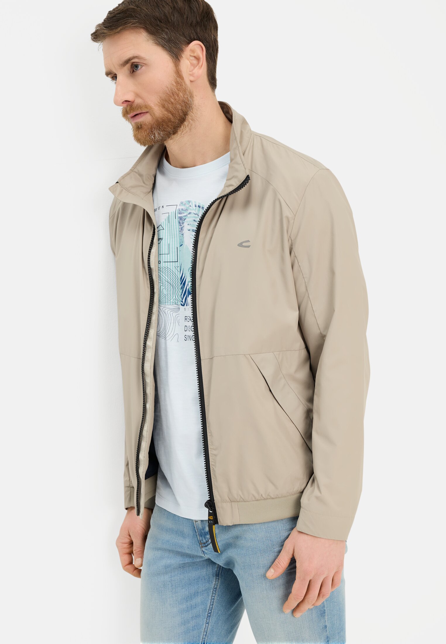 Men T-shirt made of pure cotton Sky Blue worn emotional