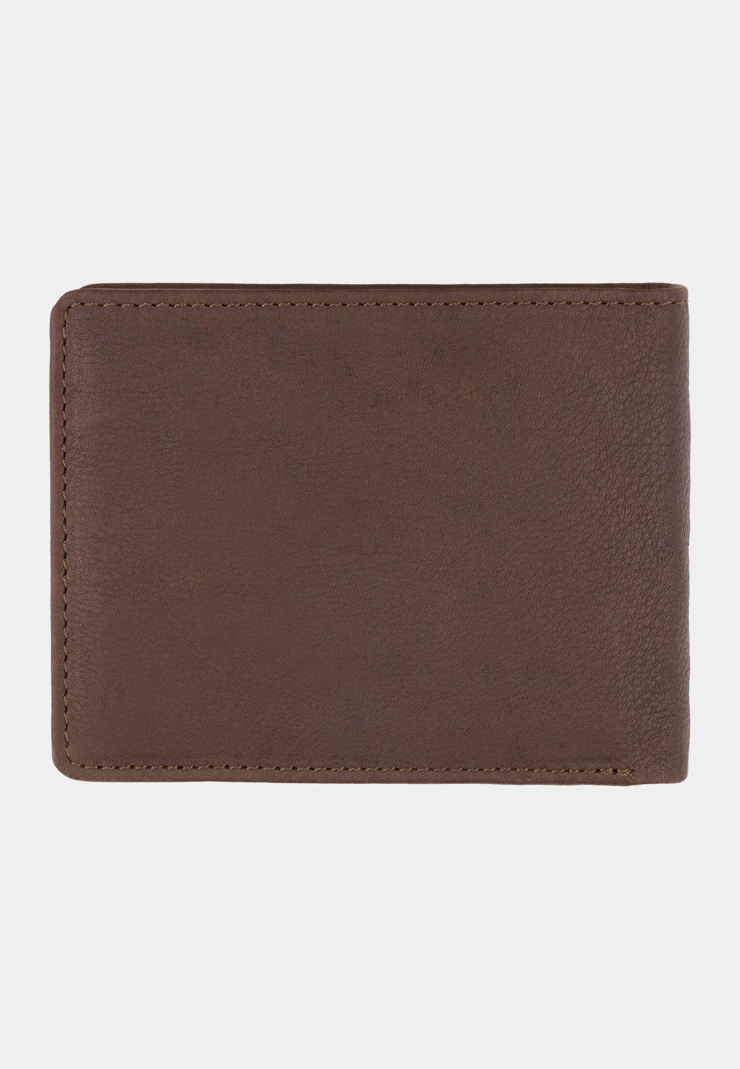 Men Wallet made from genuine leather Brown frontal back