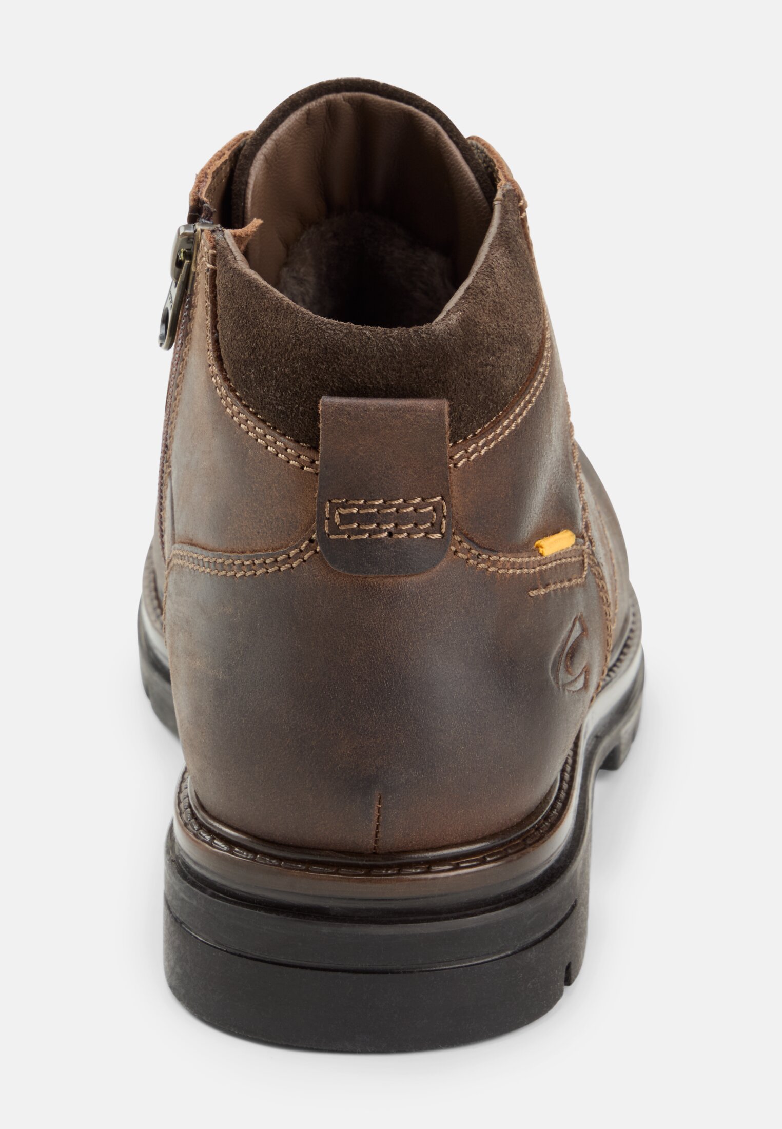 camelactive_Boot_schoko_57GUI03-0400-360_3G Men Lace-up boot with zipper Brown front close